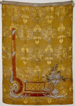 Adrian Karbowsky attributed Belle Epoque Art Nouveau Tapestry