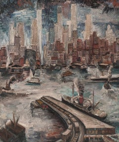"New York Hudson River" by Adriaan Lubbers