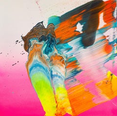 MP06304 (Colorful Fluorescent Abstract Painting)