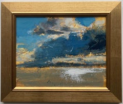Adrian Parnell, Storm, Topsham Estuary, Plein air painting