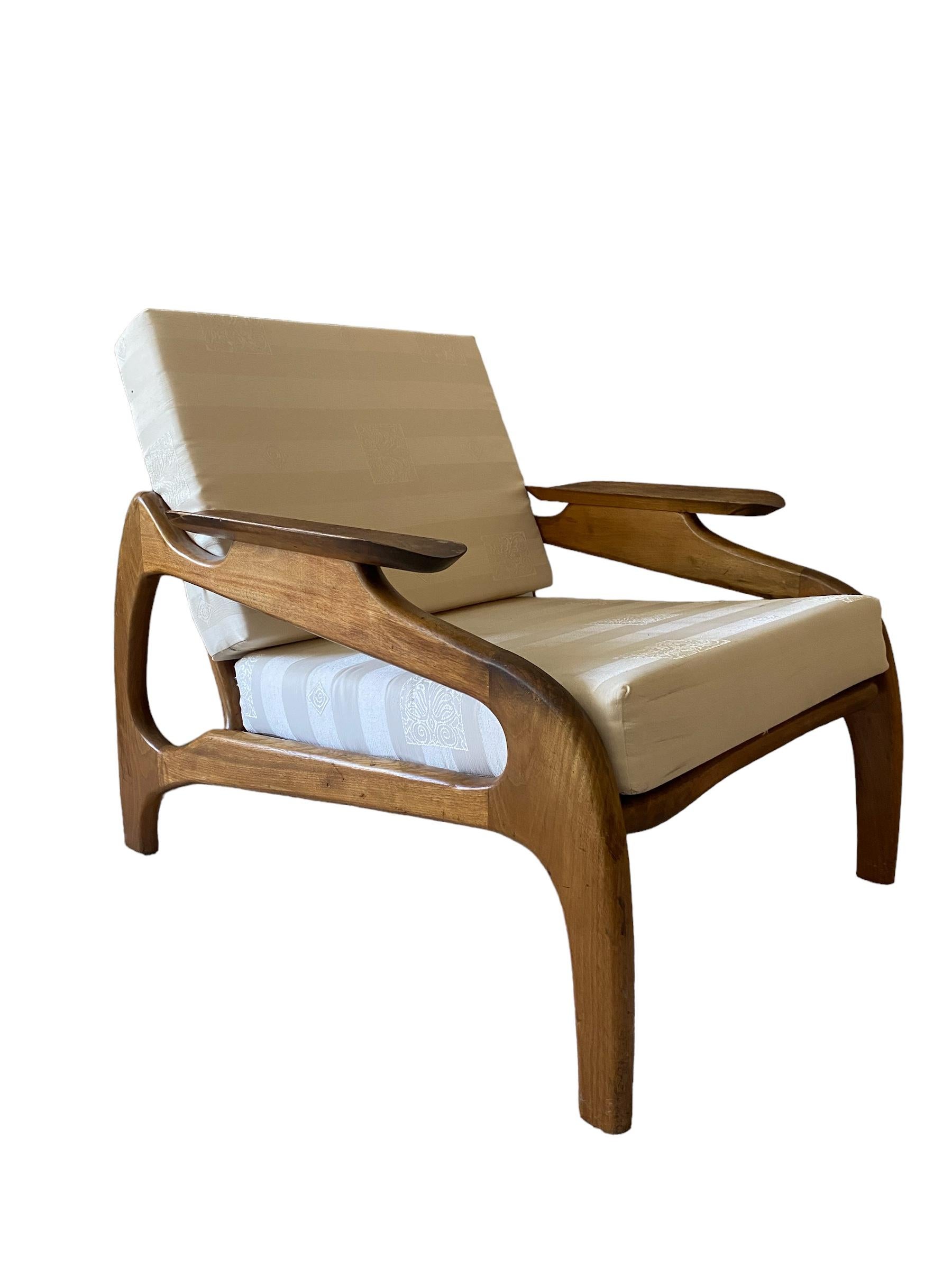 Mid-20th Century Adrian Pearsall 1209-C Craft Associates Walnut Chair