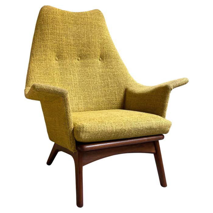 Adrian Pearsall 1611C Wingback Lounge Chair at 1stDibs
