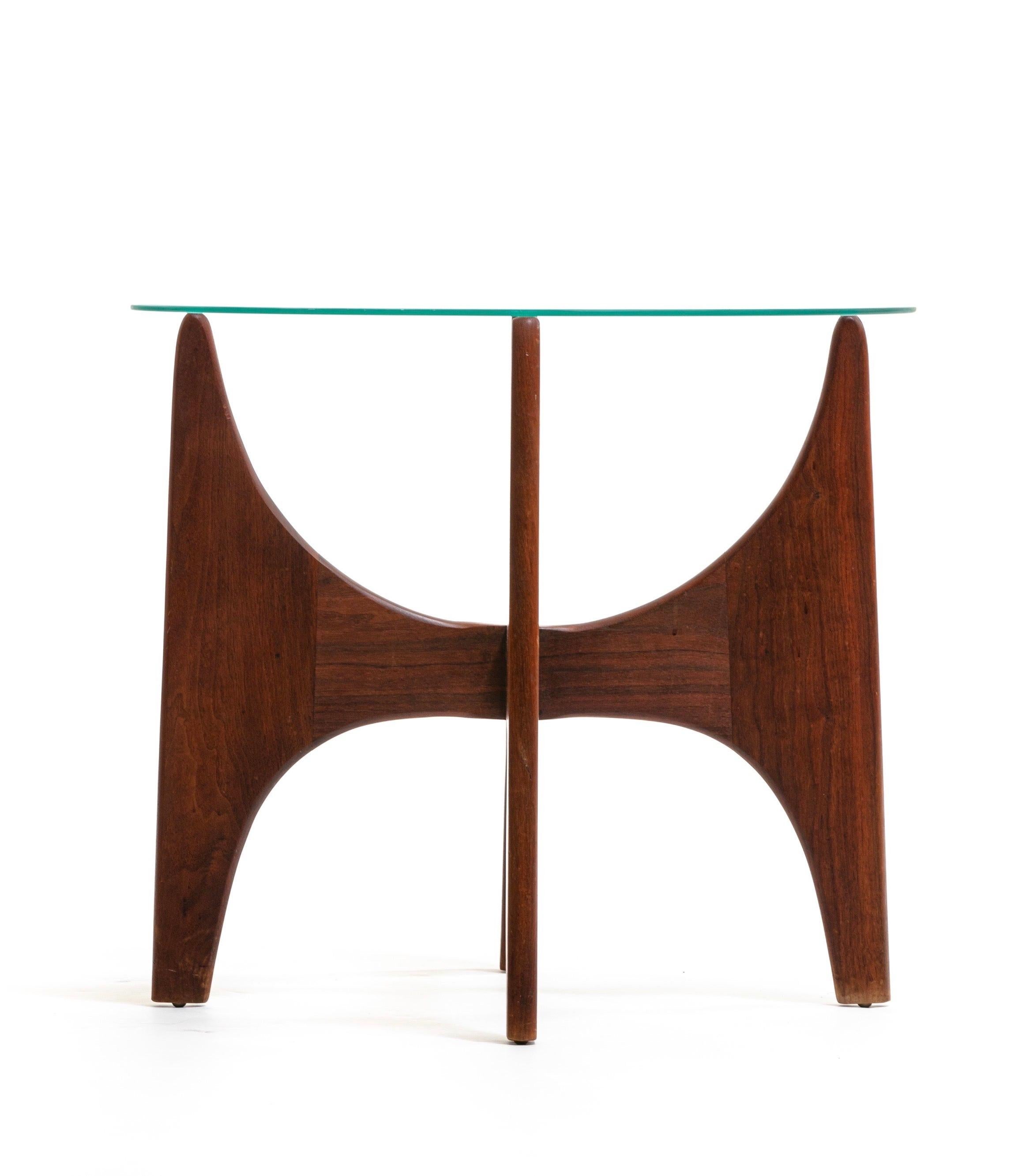 Mid-Century Modern Adrian Pearsall 1924-T24 Walnut Side Table for Craft Associates