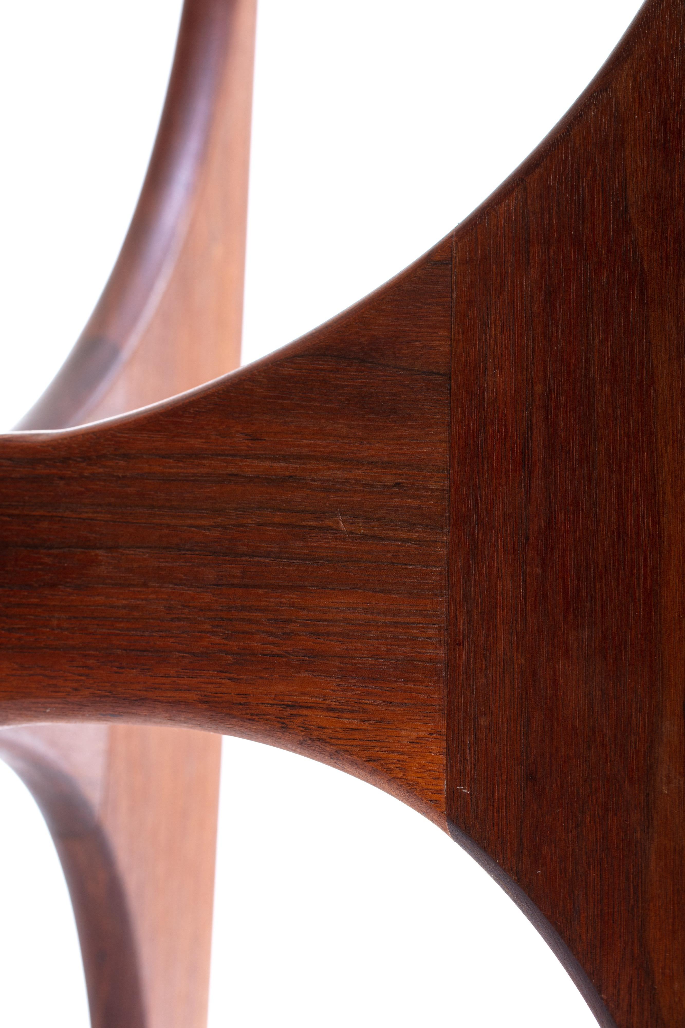 Adrian Pearsall 1924-T24 Walnut Side Table for Craft Associates 2