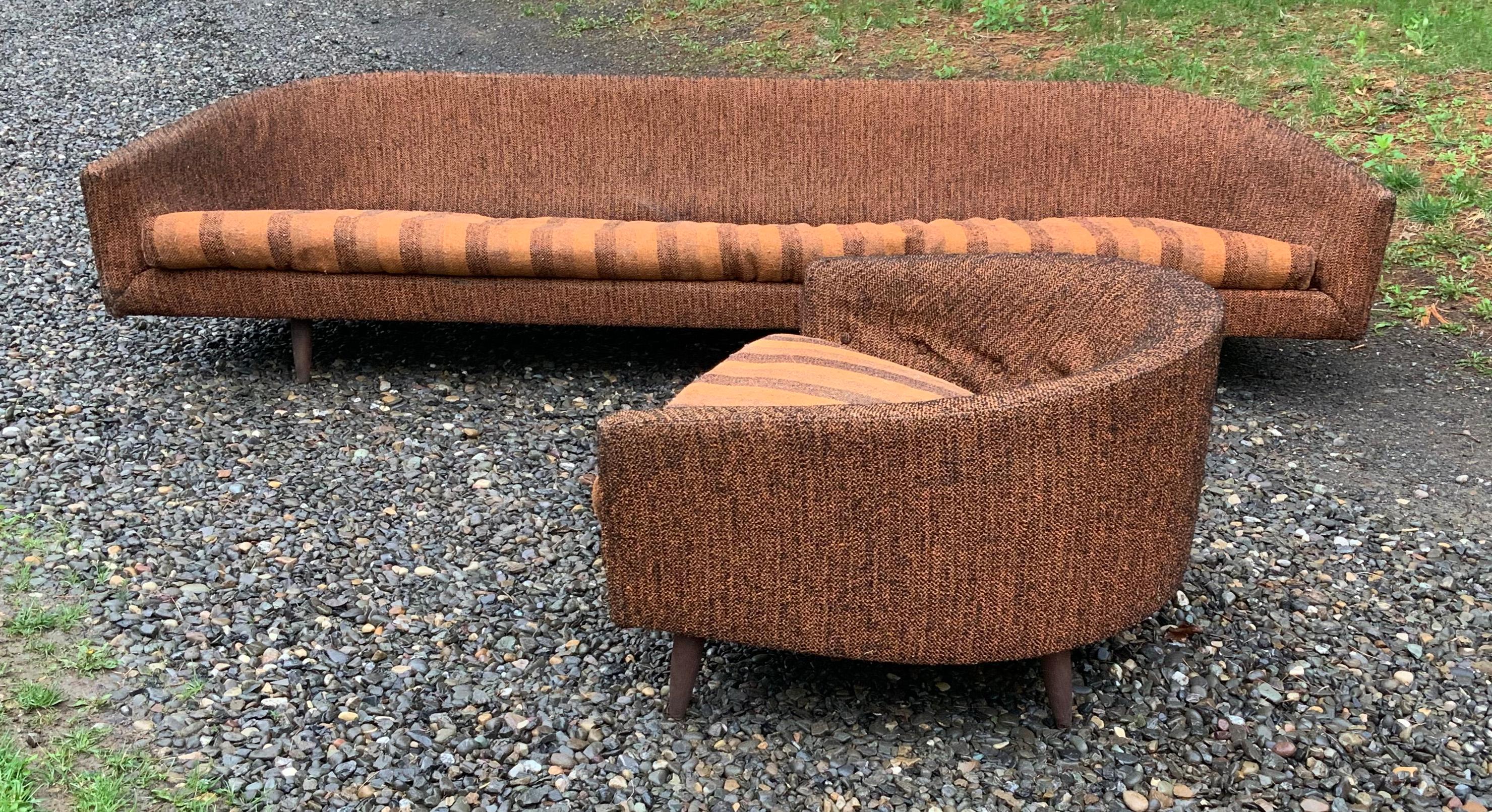 Mid-Century Modern Adrian Pearsall 1950s Cloud Sofa and Lounge Chair