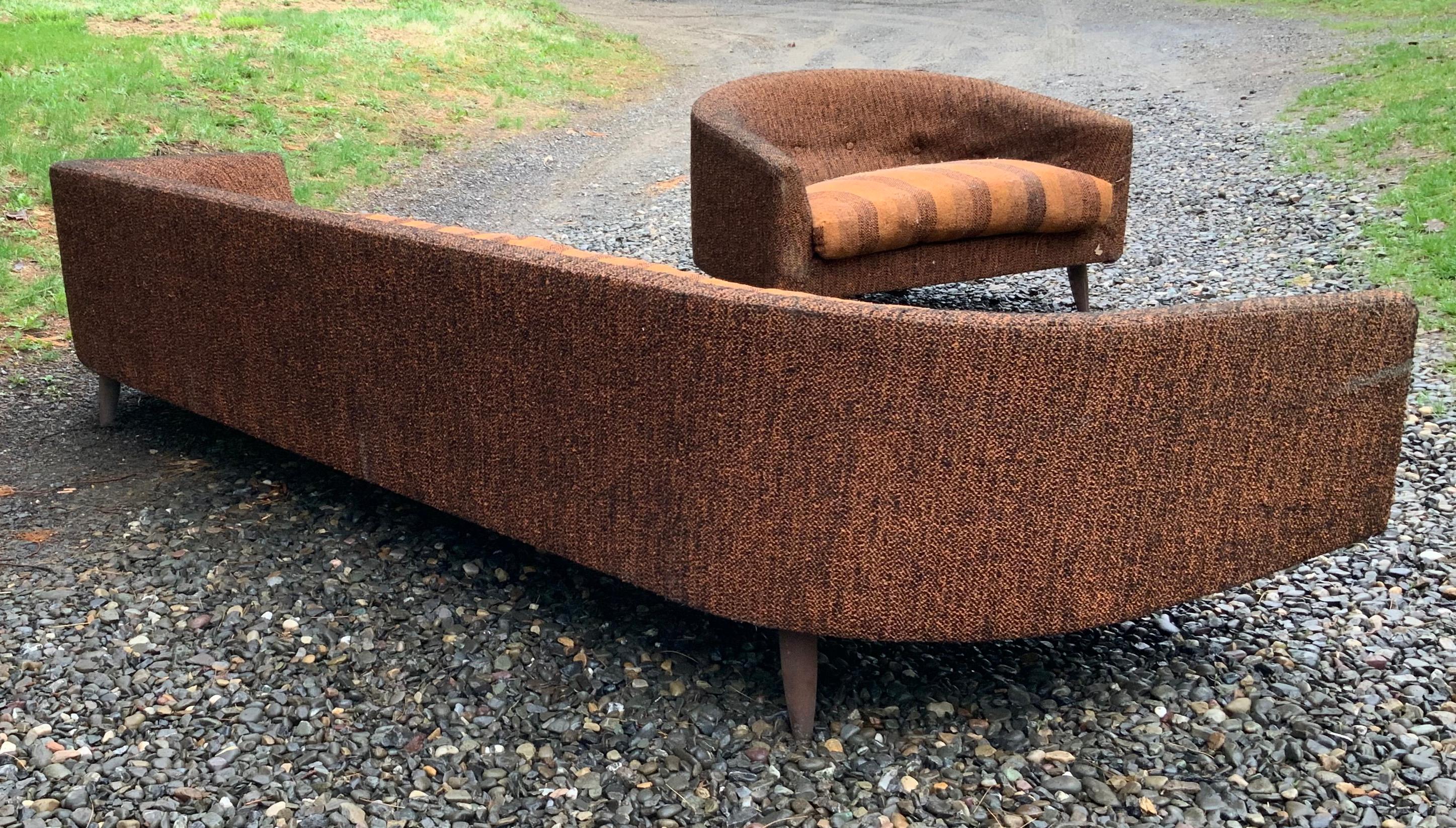 Adrian Pearsall 1950s Cloud Sofa and Lounge Chair 1