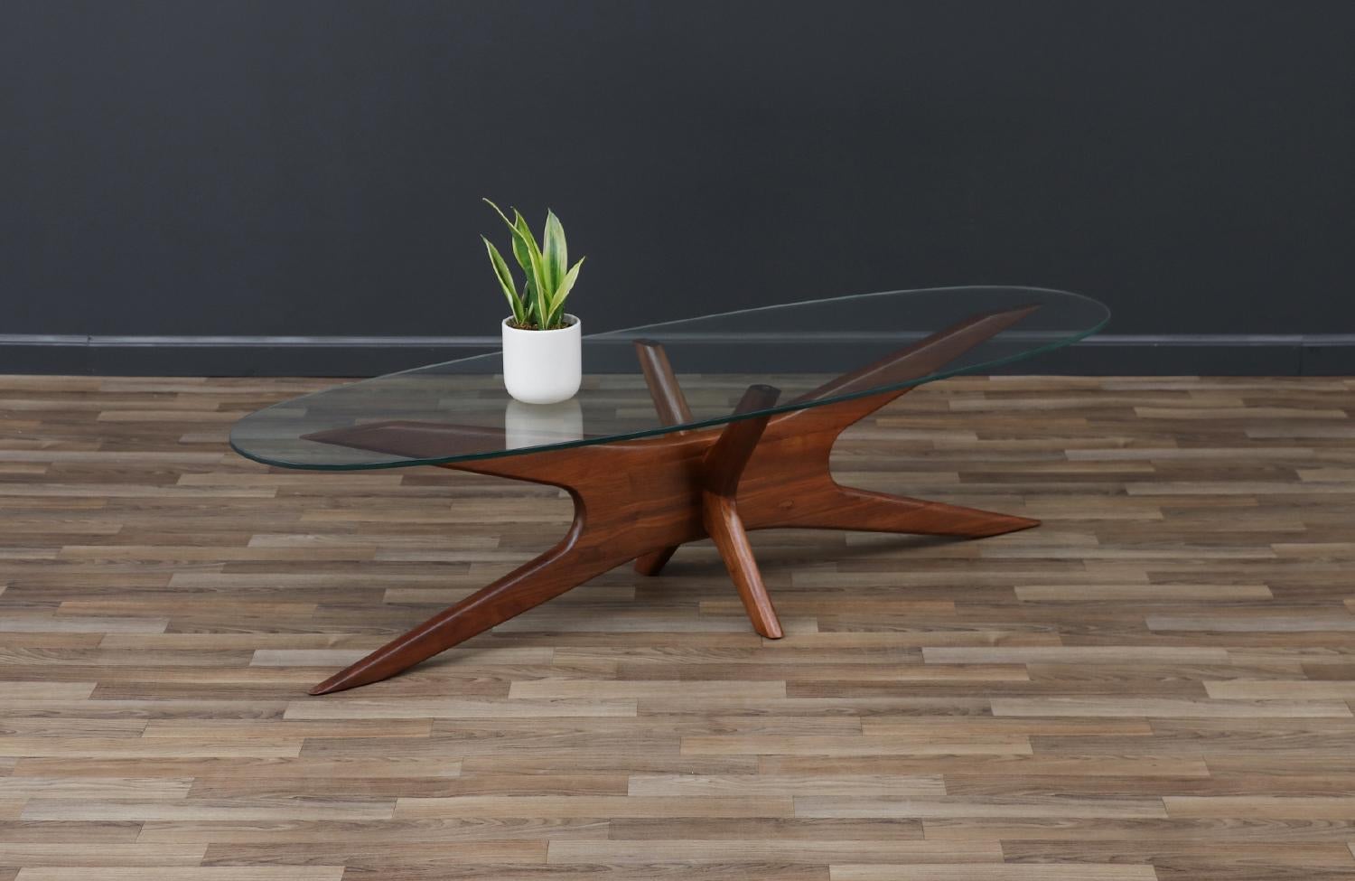 Adrian Pearsall 893-TGO Sculptural Coffee Table In Excellent Condition In Los Angeles, CA