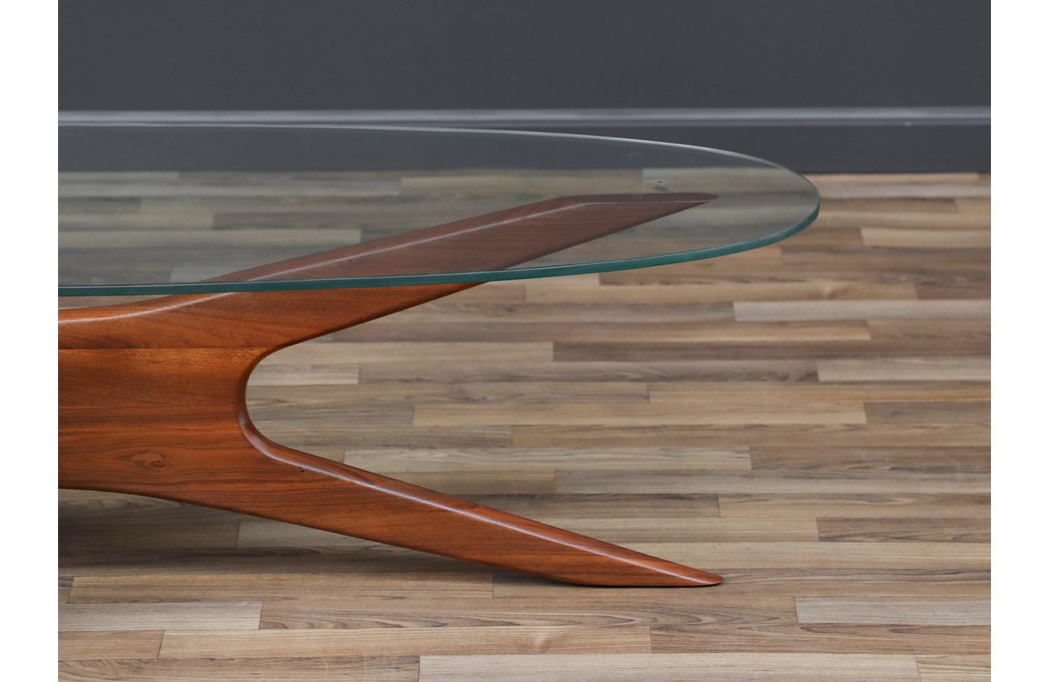 Mid-20th Century Adrian Pearsall 893-TGO Sculptural Coffee Table For Sale