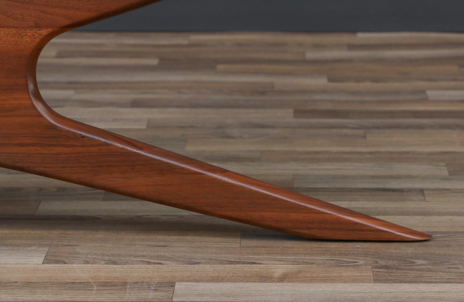 Glass Adrian Pearsall 893-TGO Sculptural Coffee Table