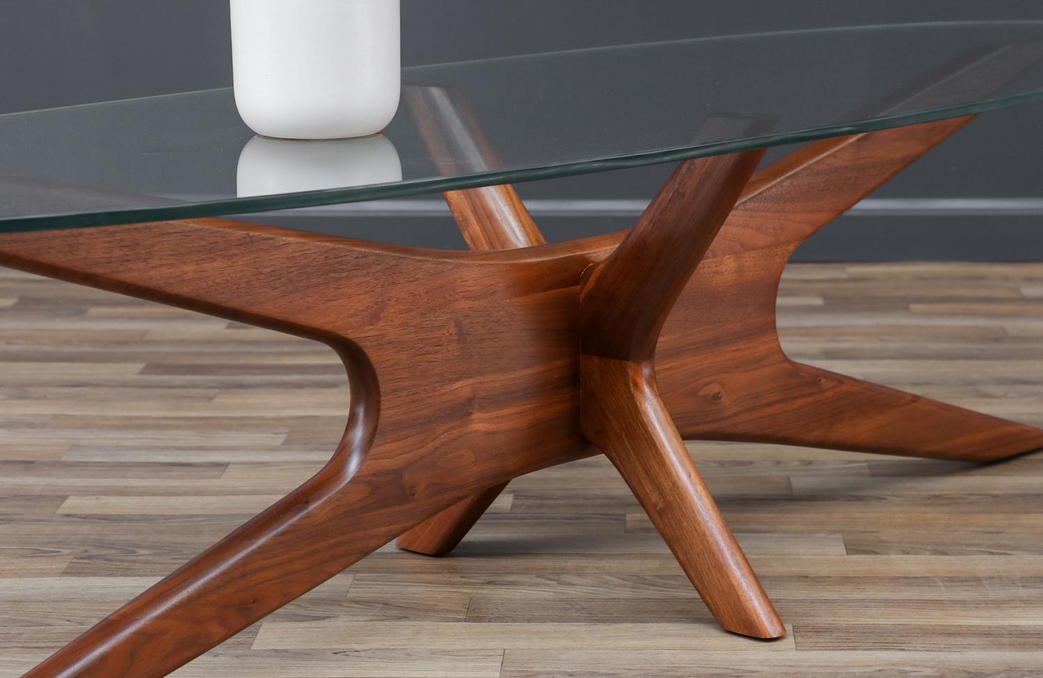 Adrian Pearsall 893-TGO Sculptural Coffee Table For Sale 2