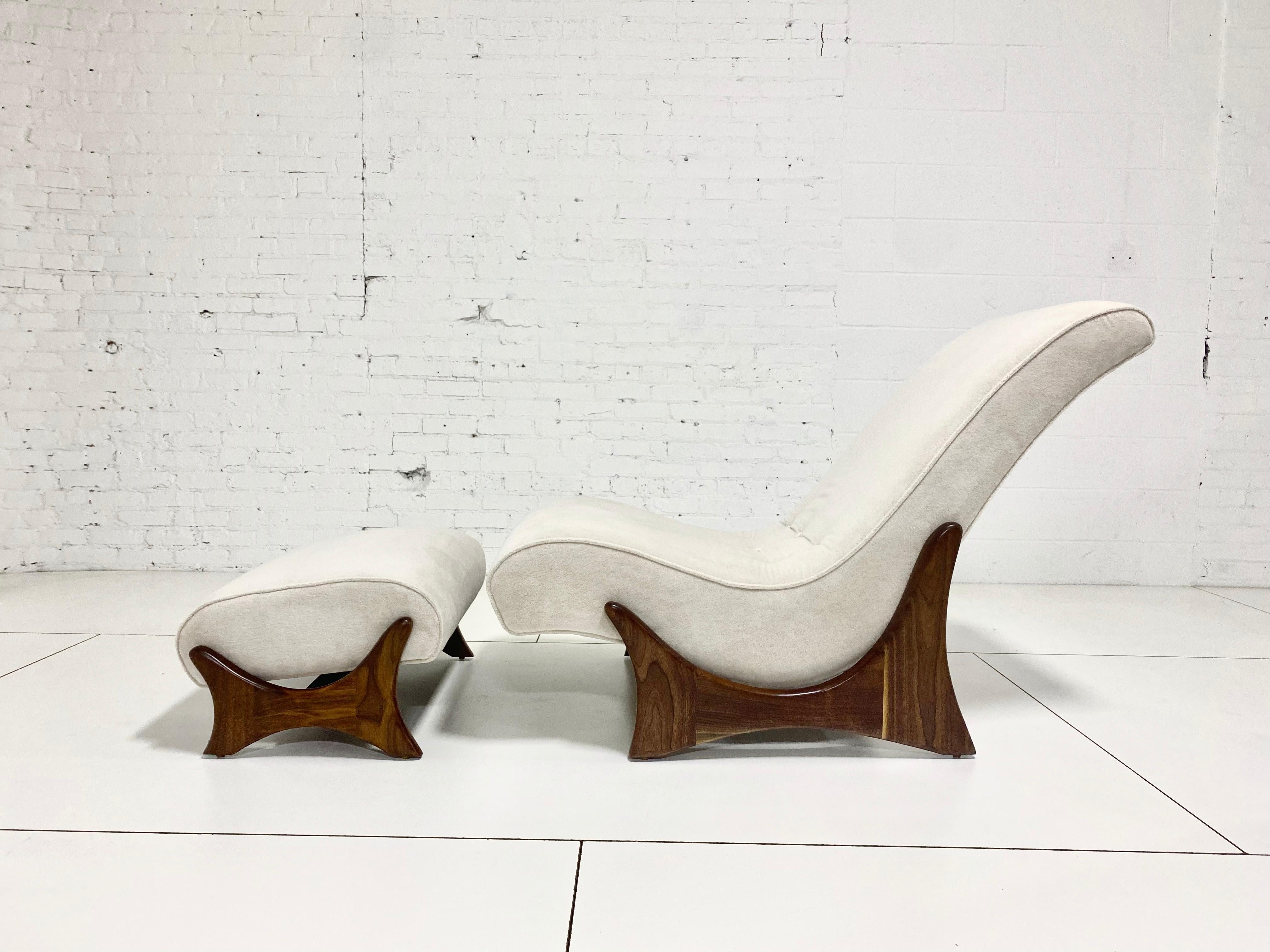 Adrian Pearsall Adjustable Lounge Chair with Ottoman 2