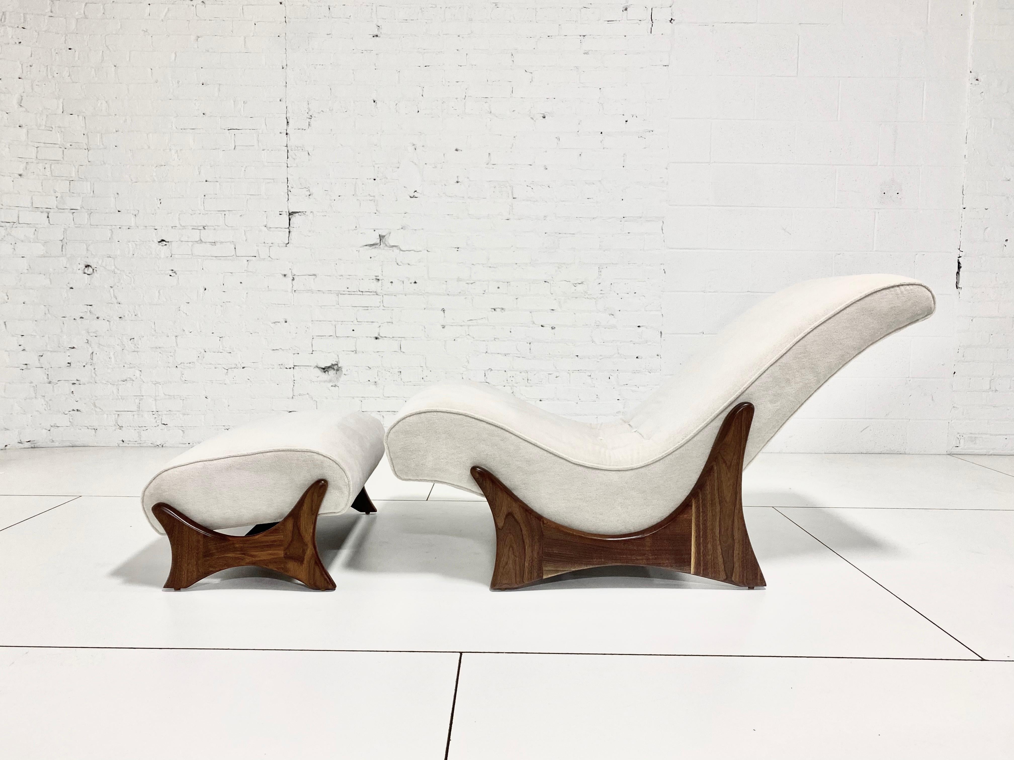 Adrian Pearsall Adjustable Lounge Chair with Ottoman 4