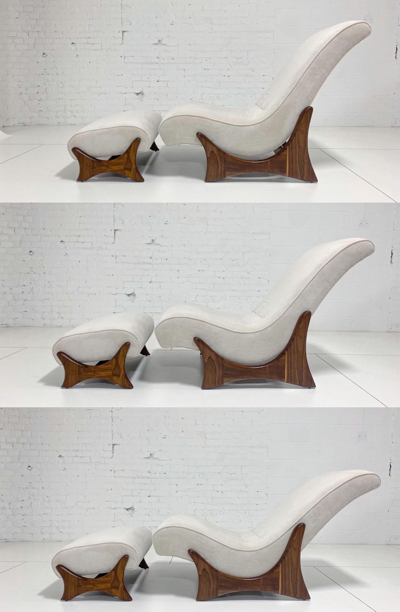Adrian Pearsall Adjustable Lounge Chair with Ottoman 5