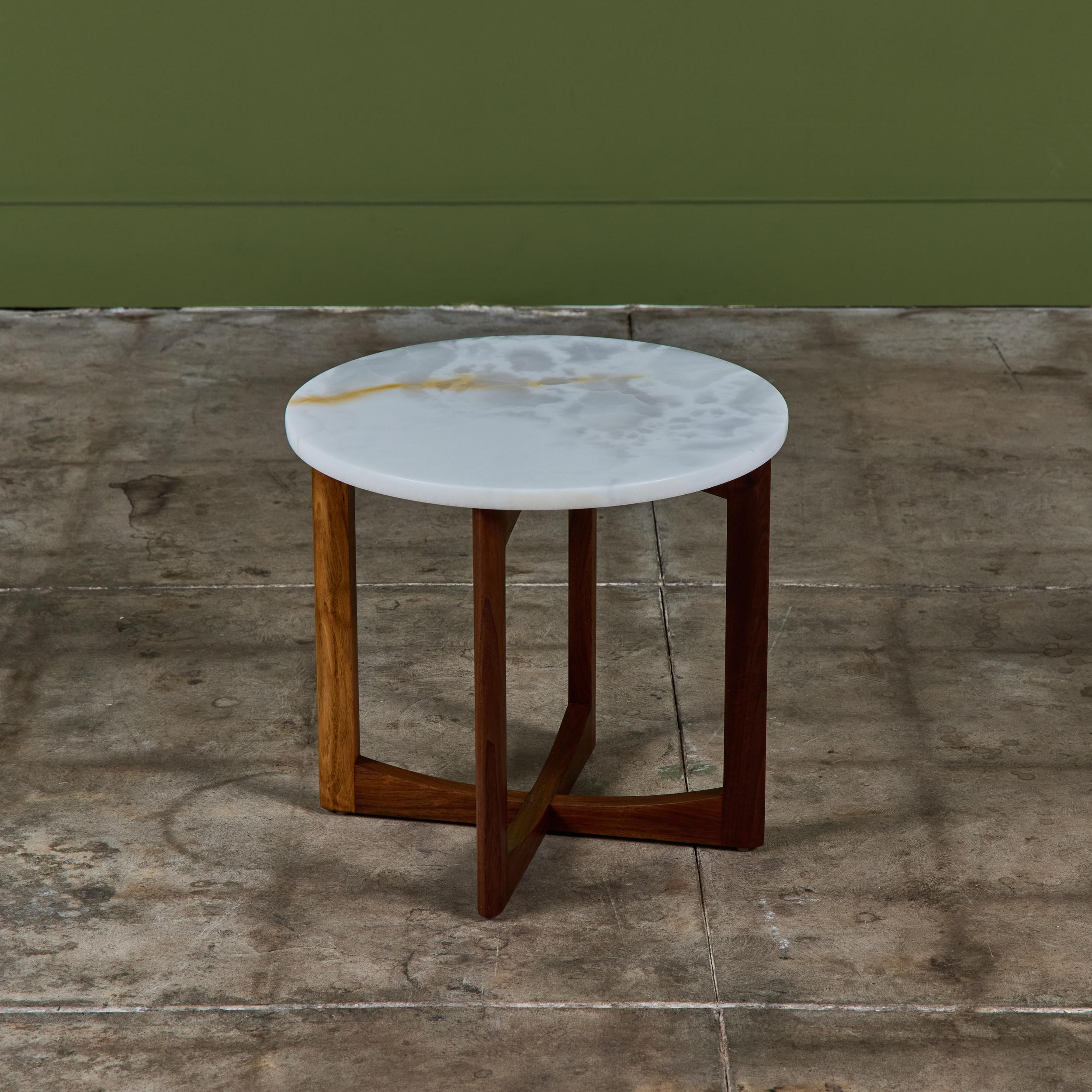Adrian Pearsall Alabaster Side Table For Sale 1