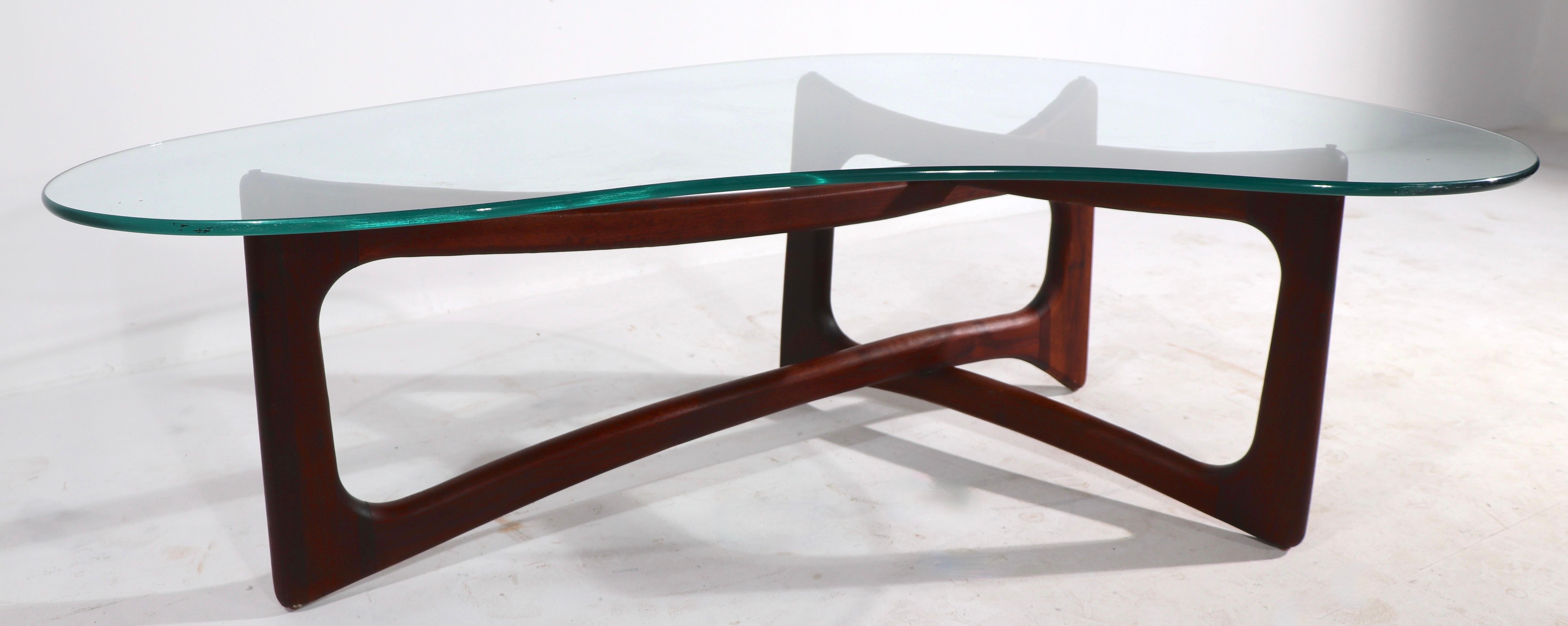 20th Century Adrian Pearsall Amoeba Form Coffee Table