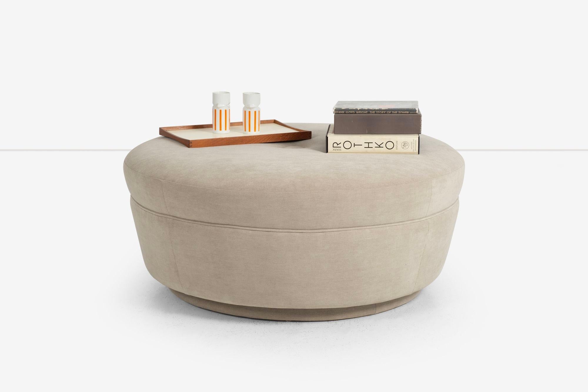 Adrian Pearsall and/or Kagan Style Sofa Sectional with Removable Pouf For Sale 11