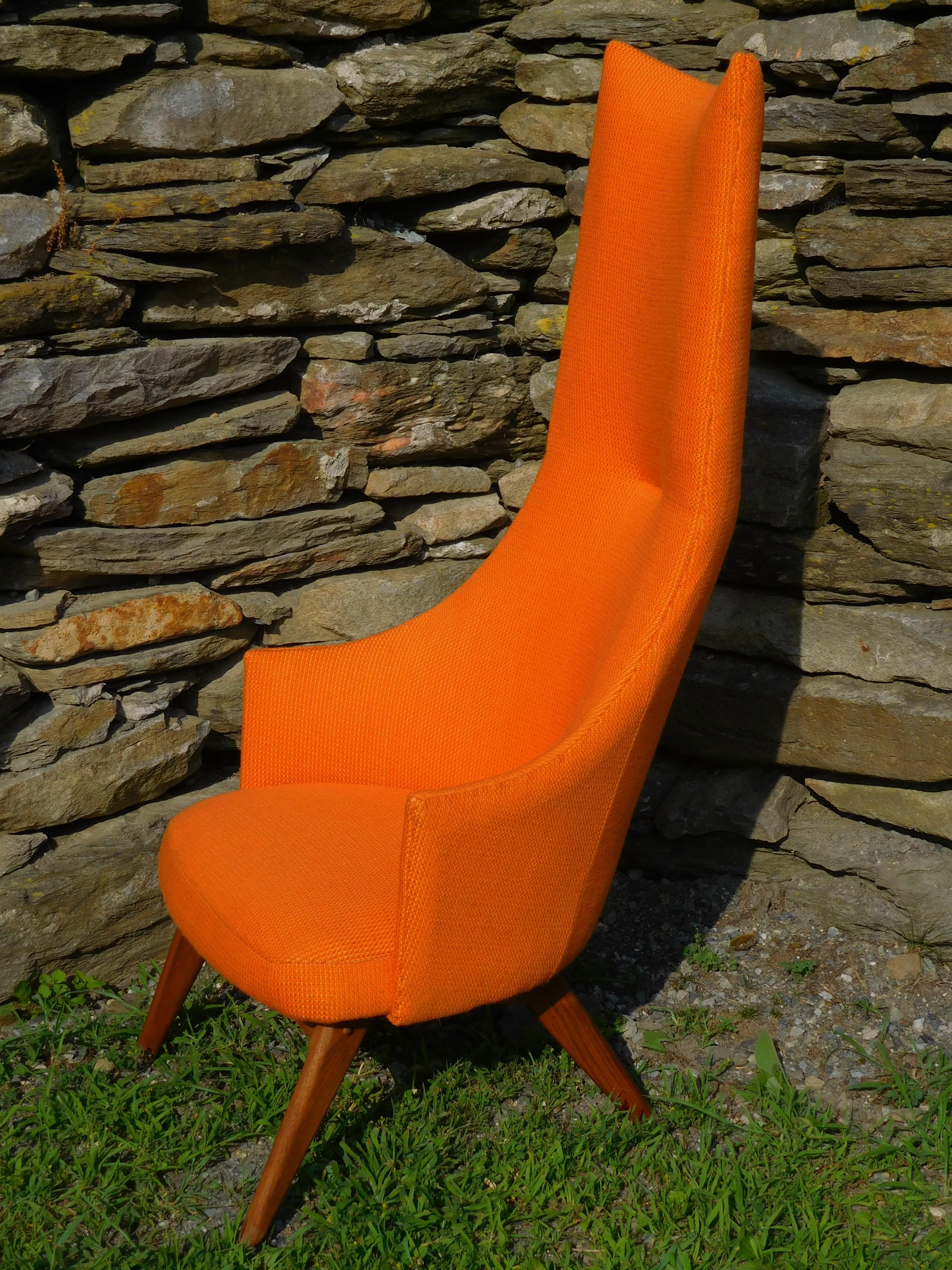 Adrian Pearsall Atomic Age High Back Lounge Chair, circa 1955 For Sale 1