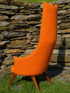 Adrian Pearsall Atomic Age High Back Lounge Chair, circa 1955