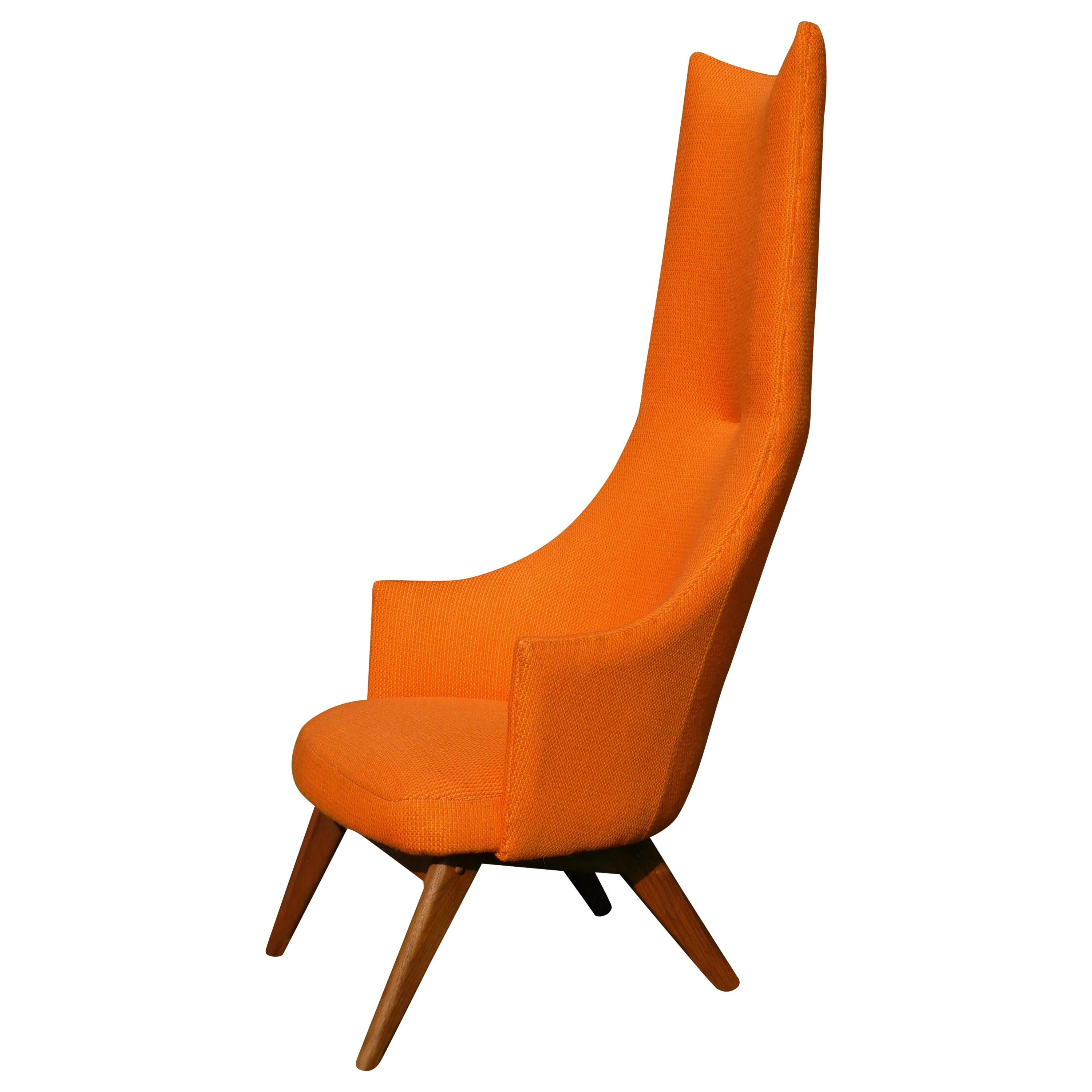 Adrian Pearsall Atomic Age High Back Lounge Chair, circa 1955 For Sale