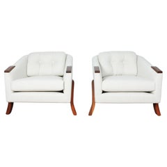 Used Adrian Pearsall Attributed Pair of Lounge Chairs