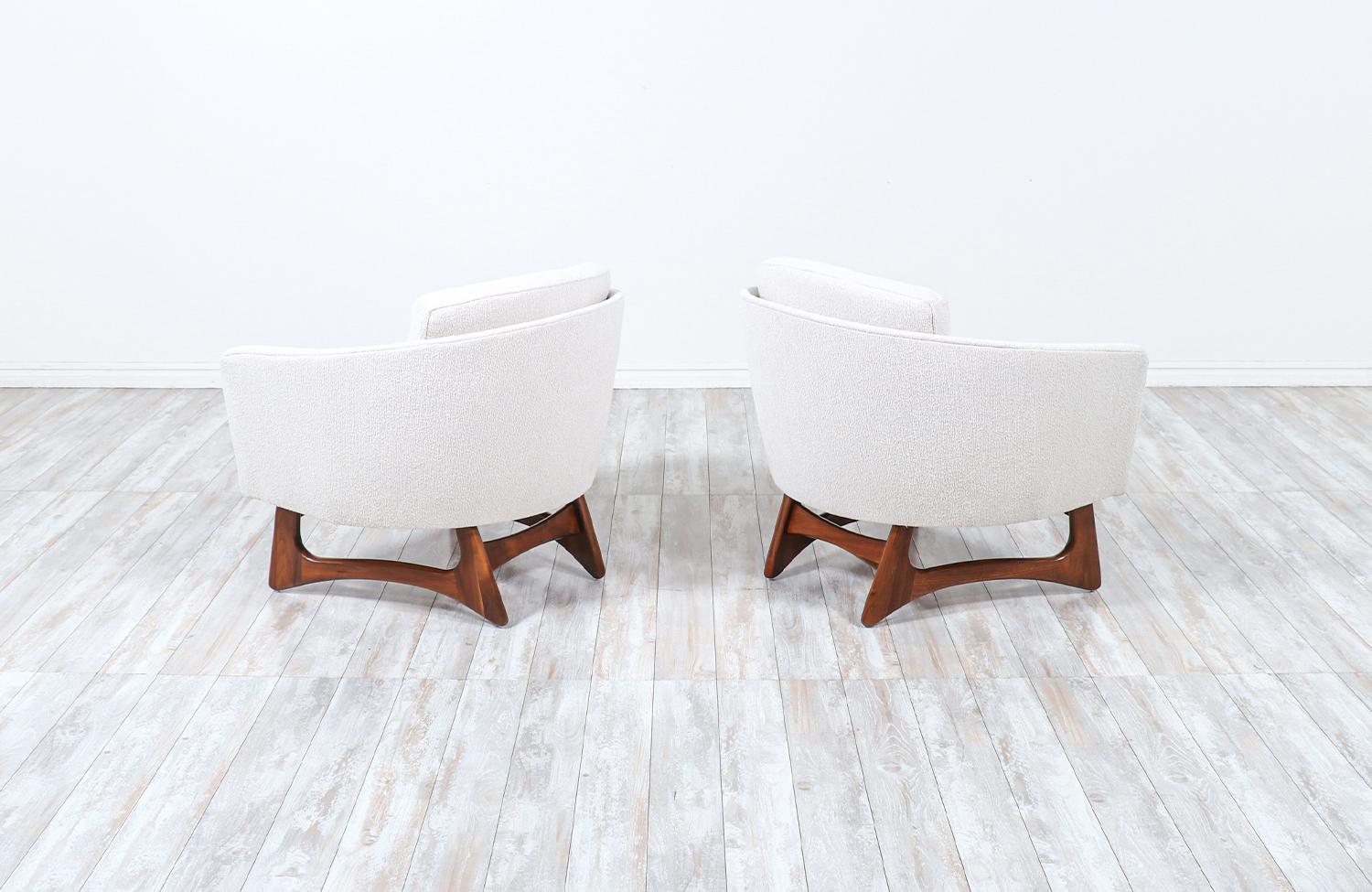 Mid-Century Modern Adrian Pearsall Barrel Lounge Chairs for Craft Associates