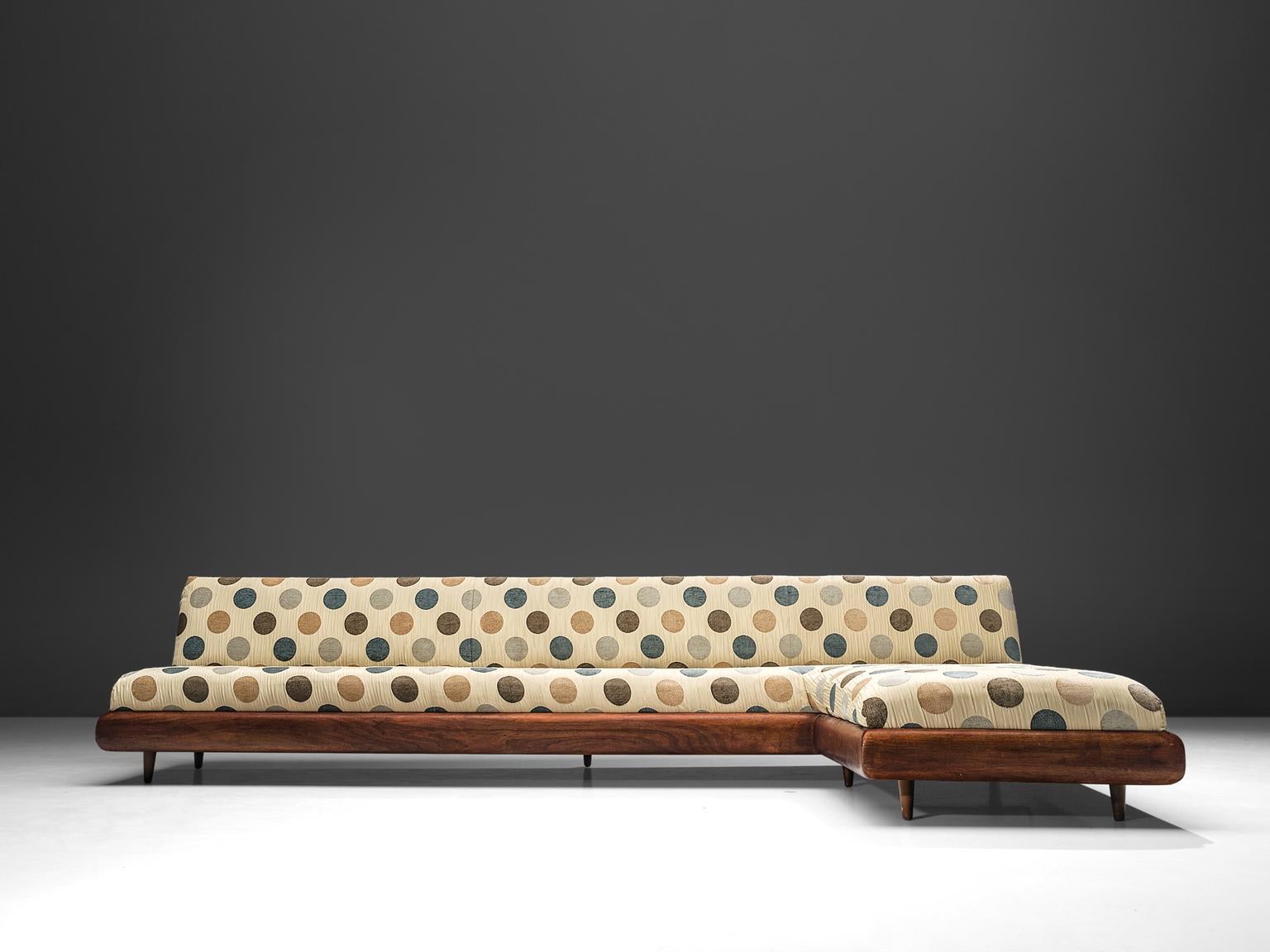 American Adrian Pearsall 'Boomerang' Shaped Sofa