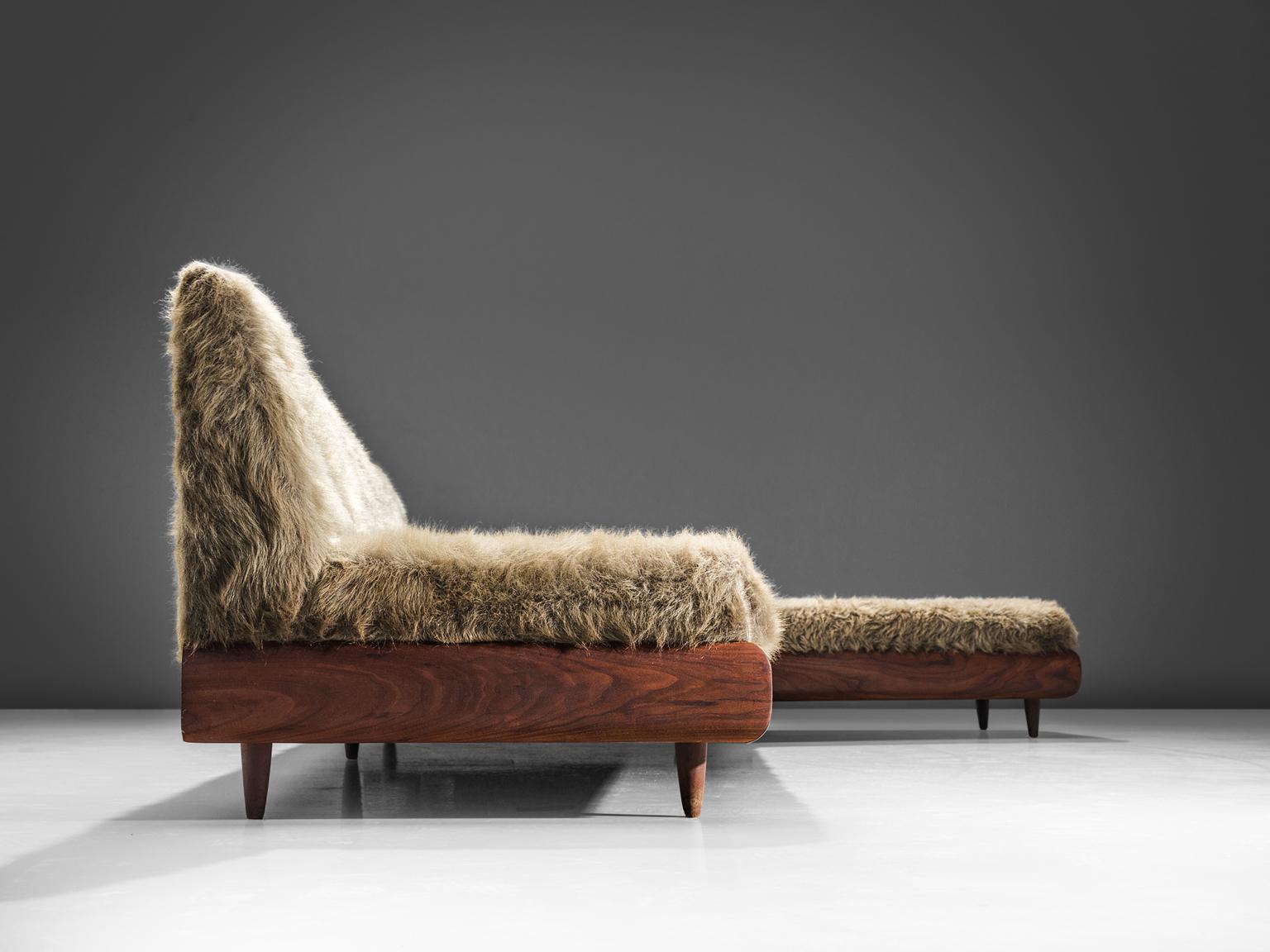 Mid-20th Century Adrian Pearsall Boomerang Sofa