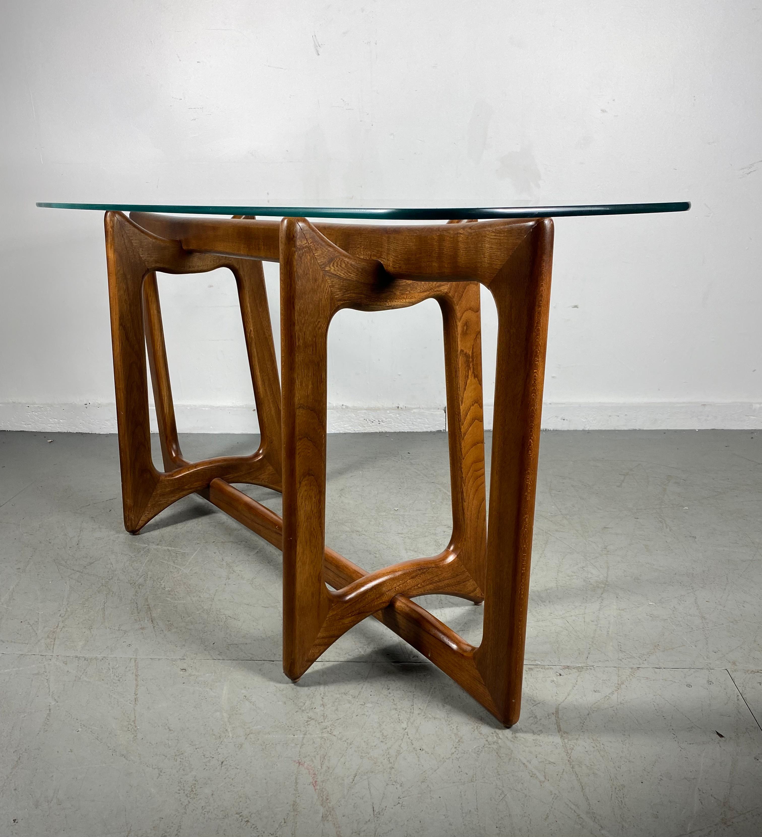 Adrian Pearsall Bowtie Console Table / Sculptural Walnut, Mid-Century Modern In Good Condition In Buffalo, NY