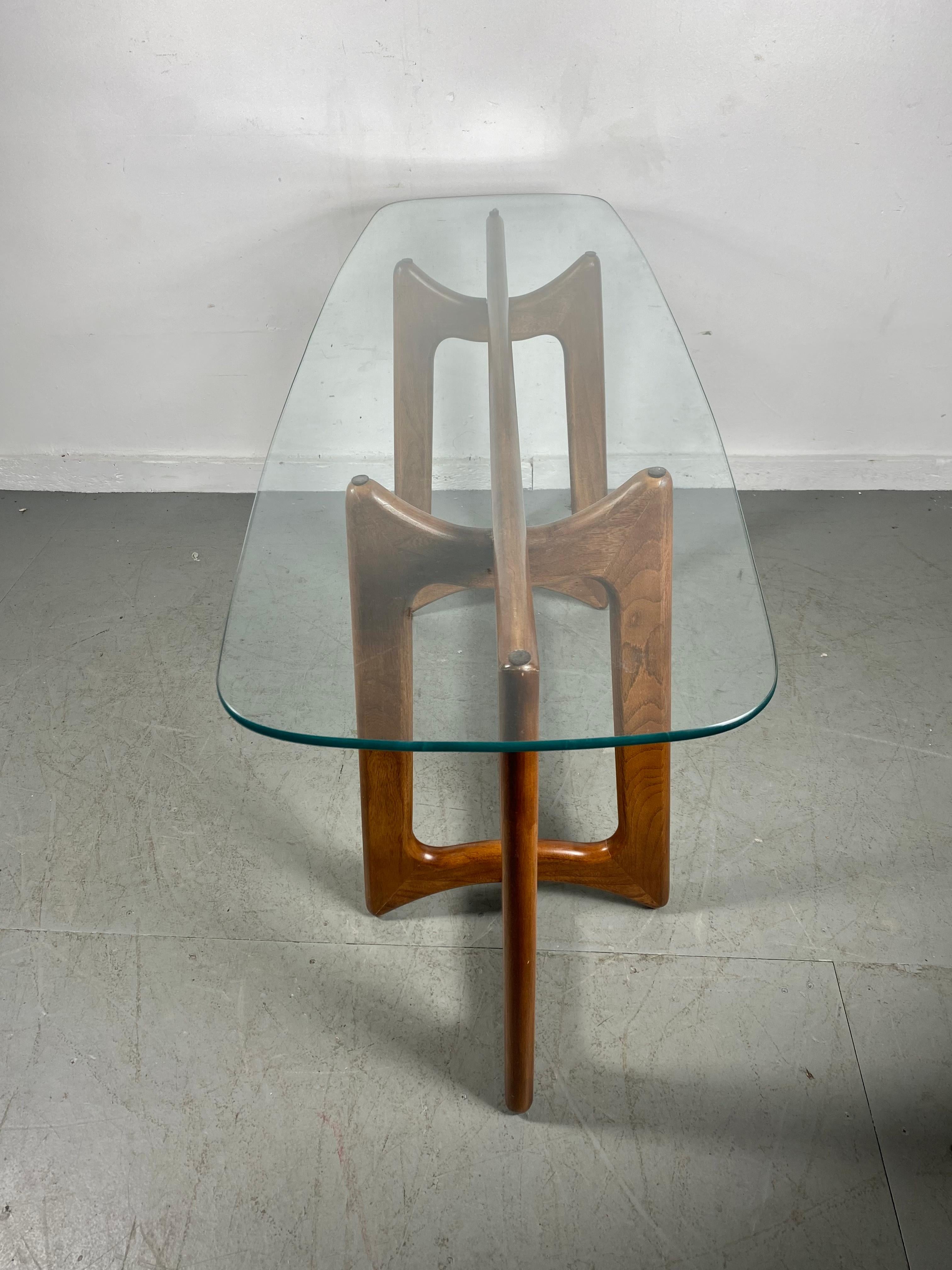 Late 20th Century Adrian Pearsall Bowtie Console Table / Sculptural Walnut, Mid-Century Modern