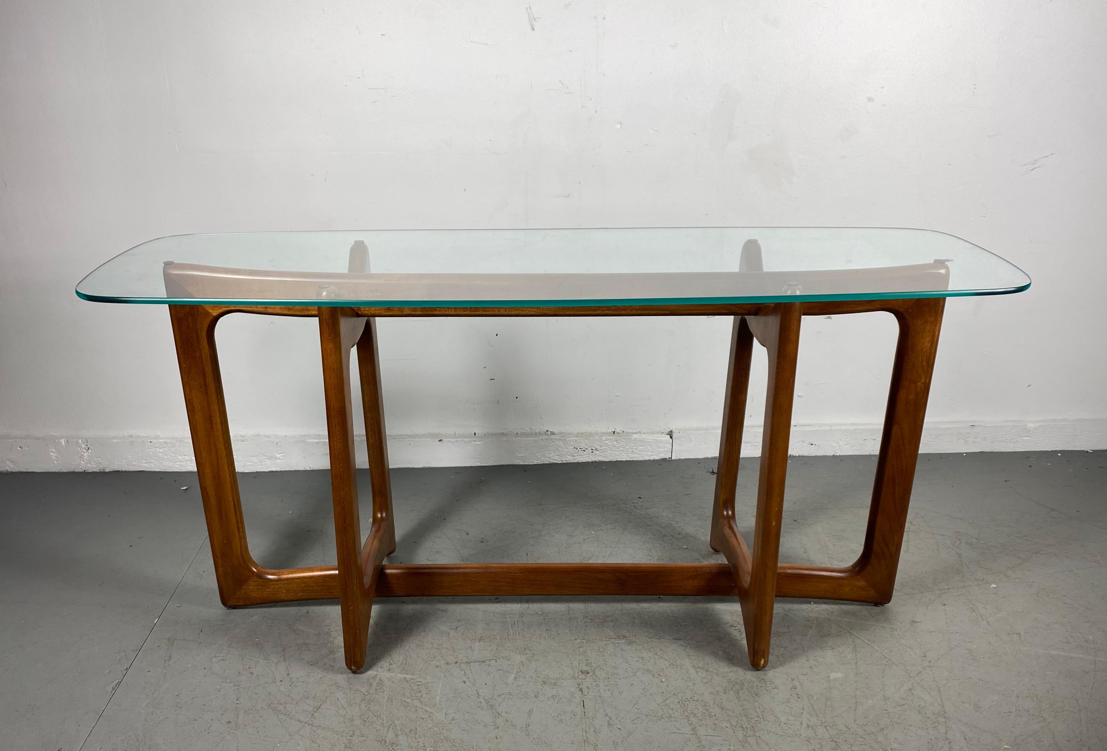 Adrian Pearsall Bowtie Console Table / Sculptural Walnut, Mid-Century Modern 2