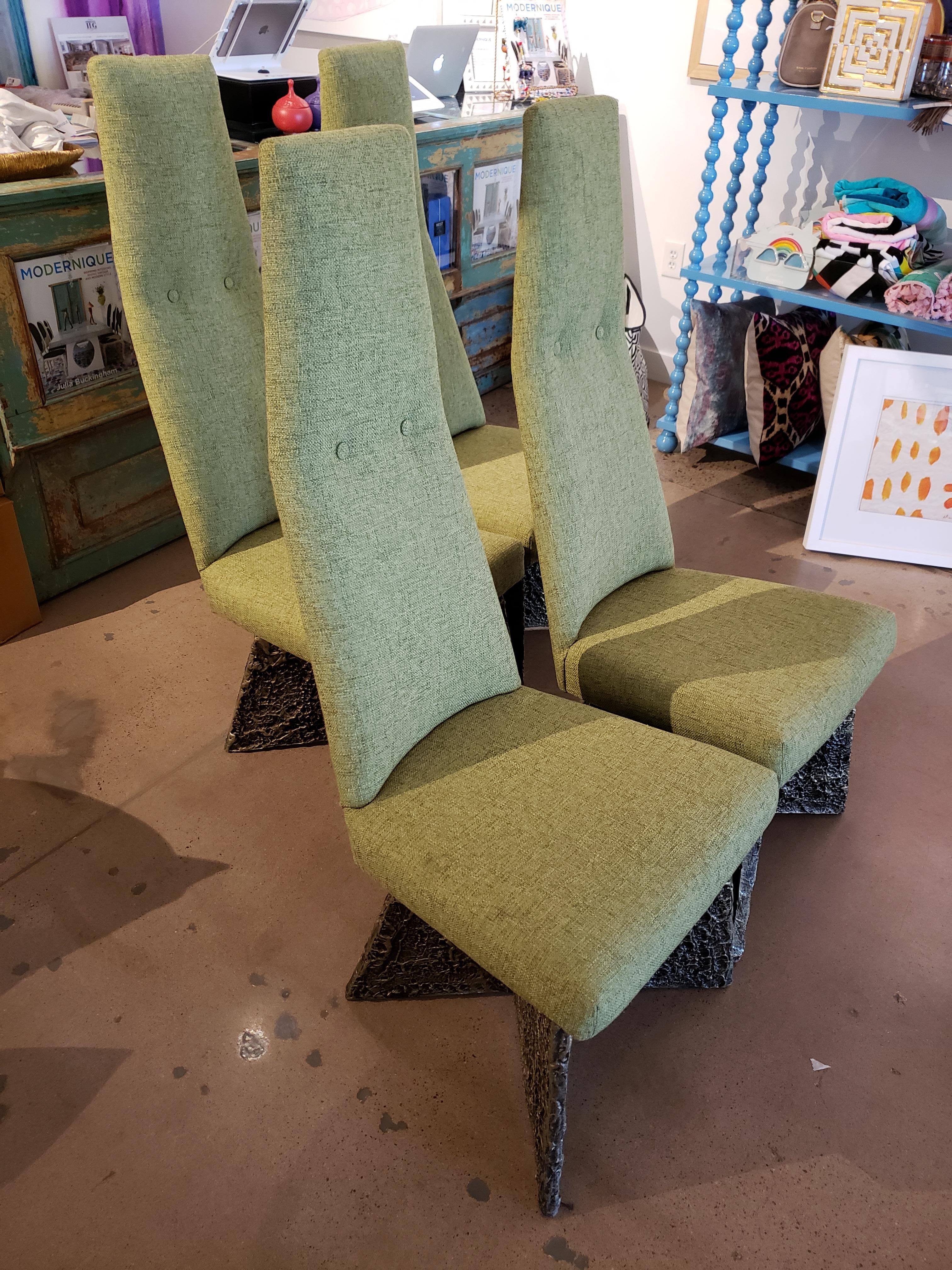 Adrian Pearsall Brutalist Dining Chairs In Good Condition For Sale In Phoenix, AZ