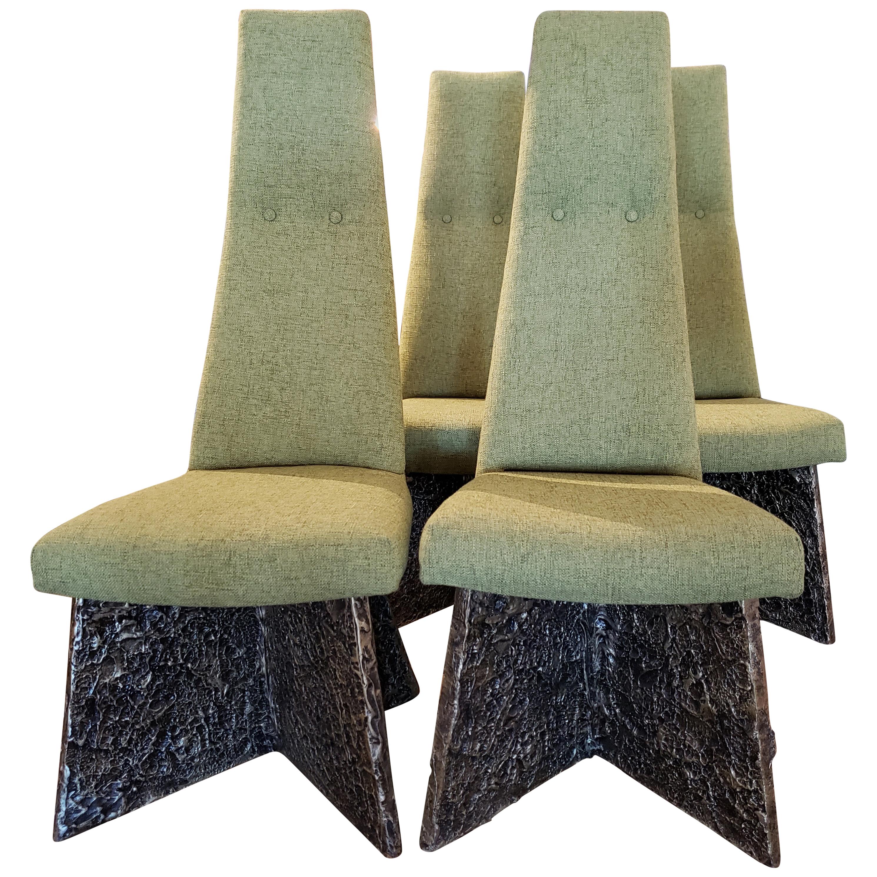 Adrian Pearsall Brutalist Dining Chairs For Sale