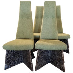 Adrian Pearsall Brutalist Dining Chairs