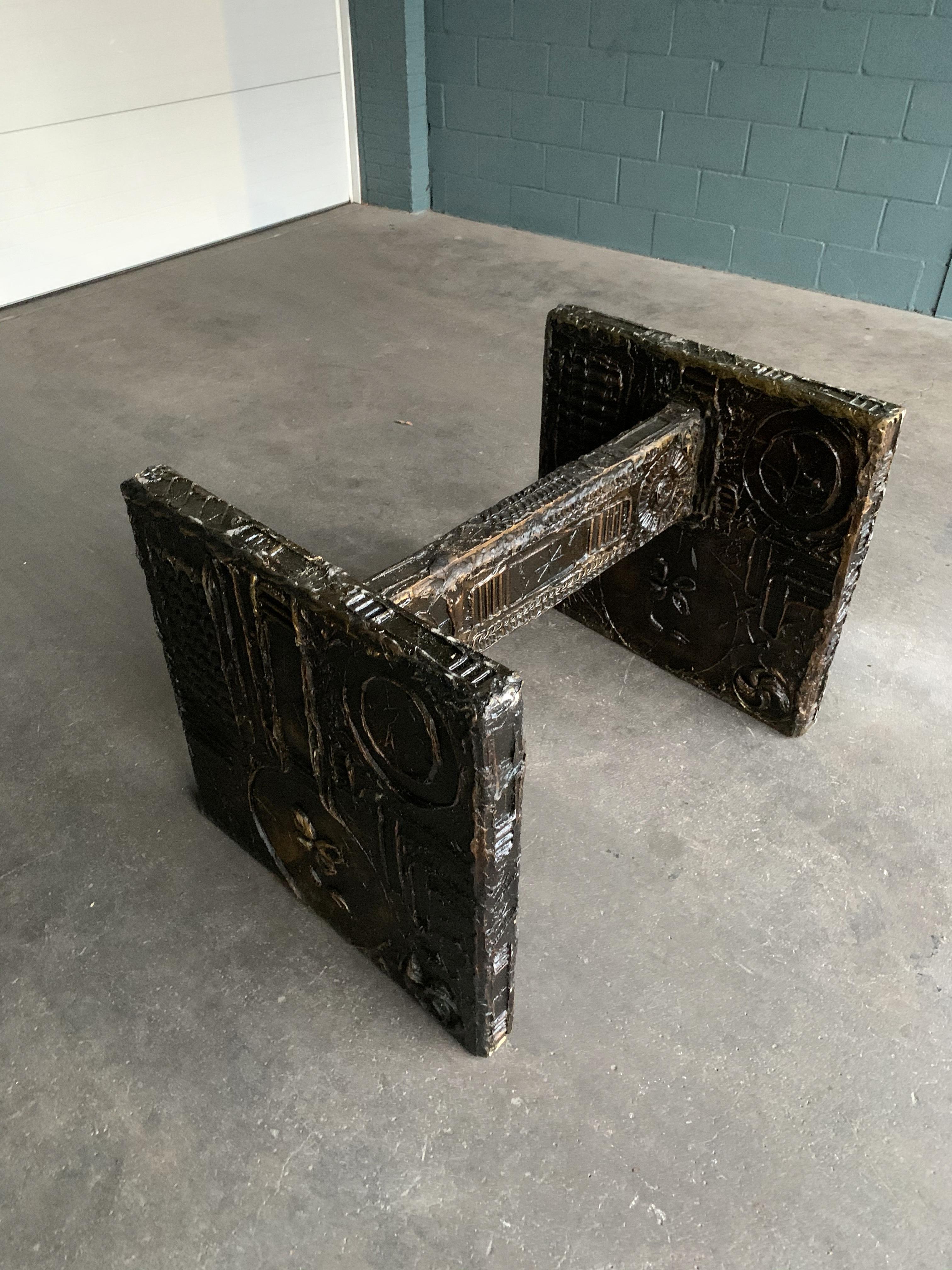 American Adrian Pearsall Brutalist Dining Table