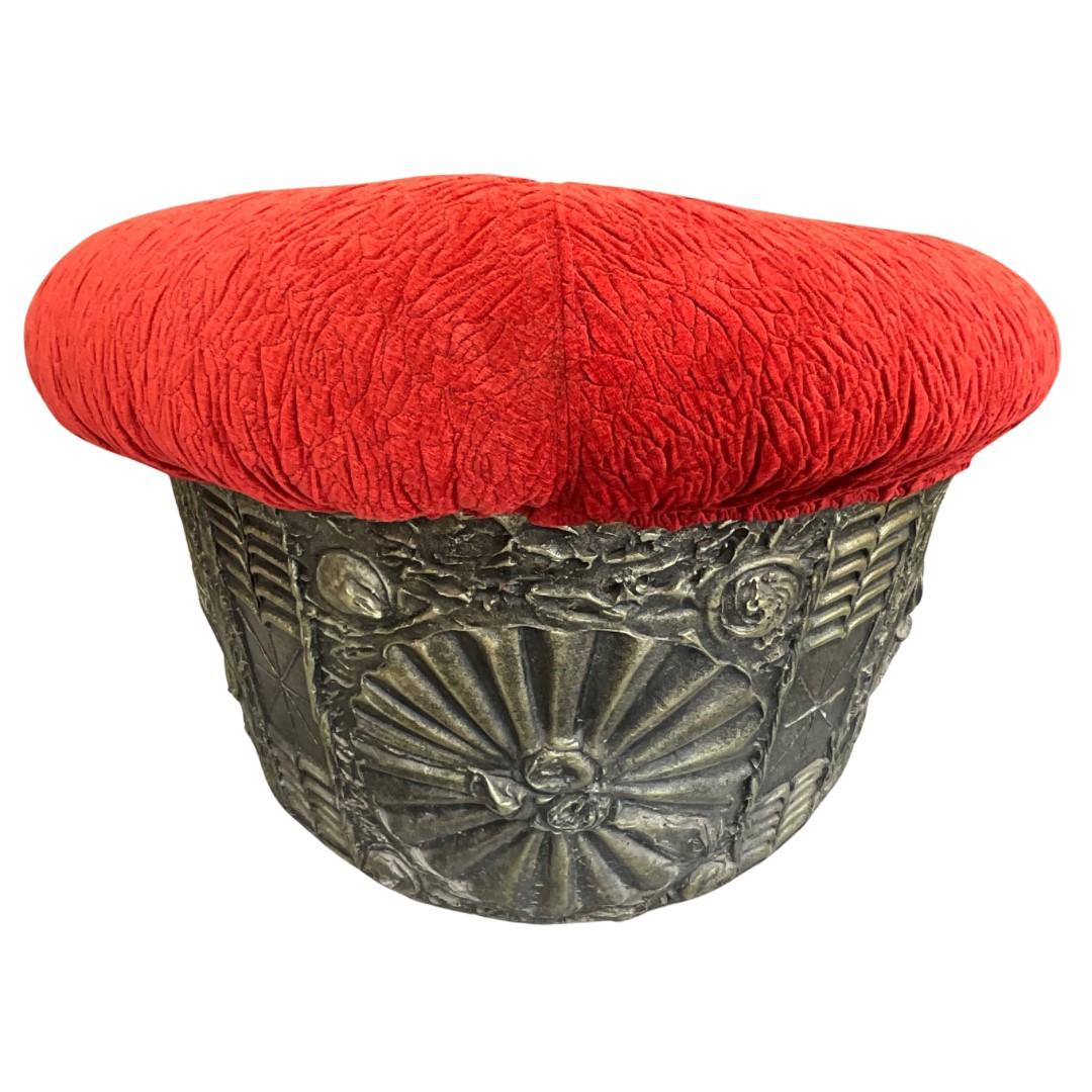Fabric Adrian Pearsall Brutalist Drum Pod Lounge Chair