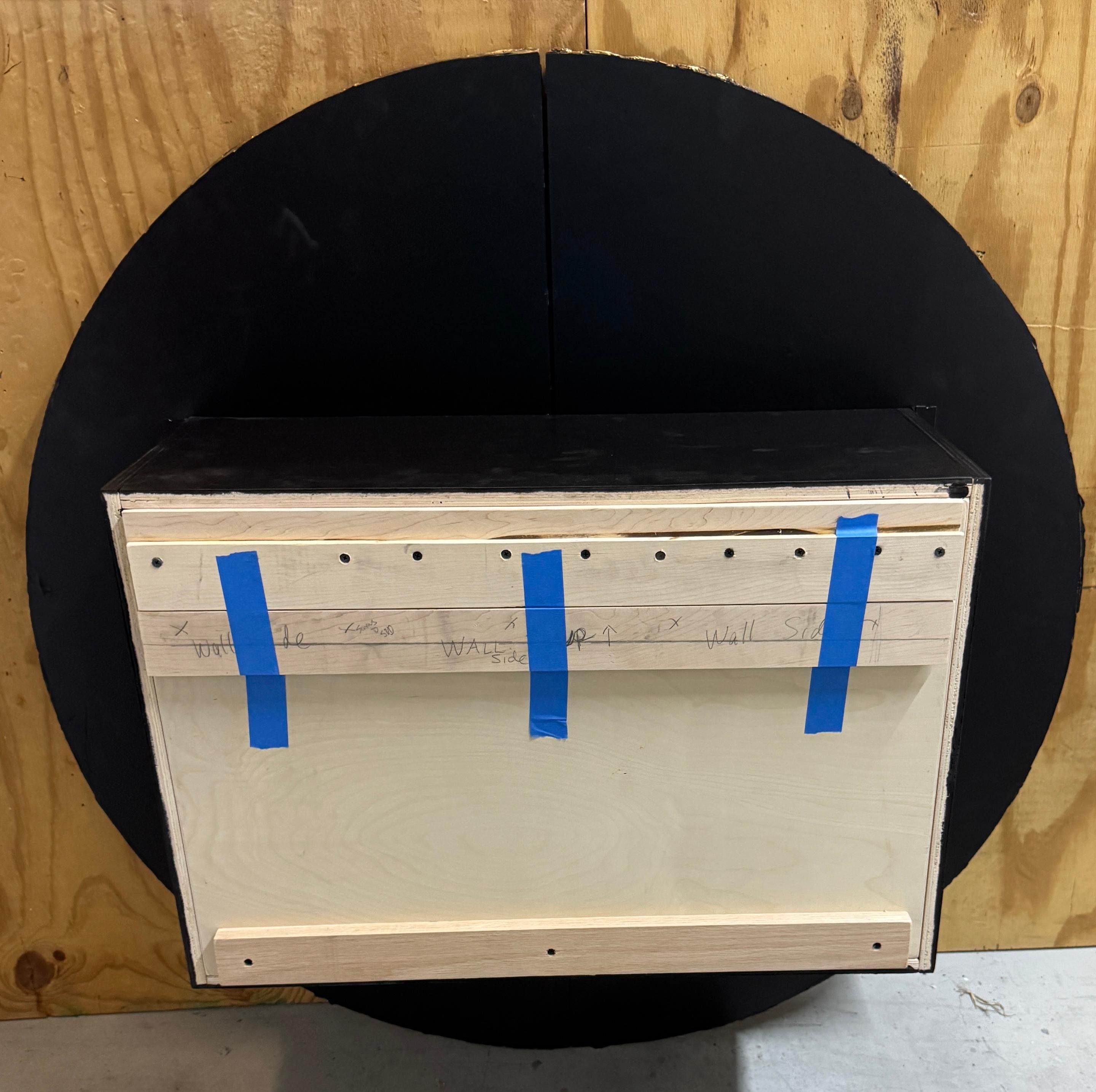 20th Century Adrian Pearsall Brutalist Hanging Disc Bar for Craft Associates For Sale