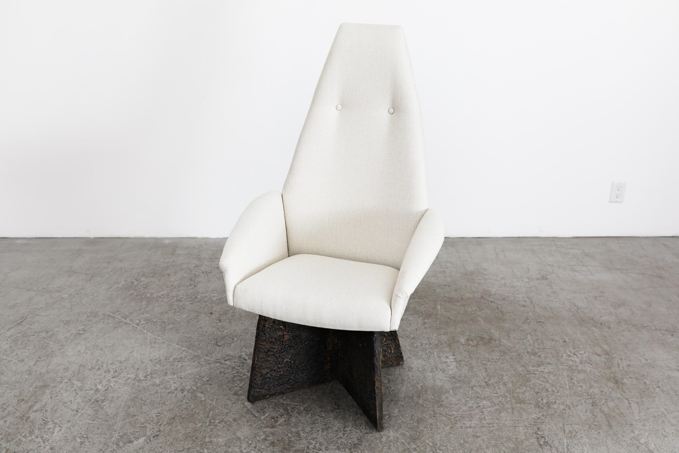 Adrian Pearsall Brutalist Highback Chair 1