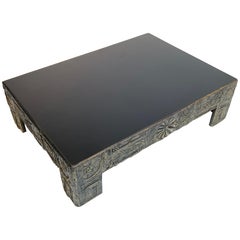 Adrian Pearsall Brutalist Sculpted Resin Cocktail Table