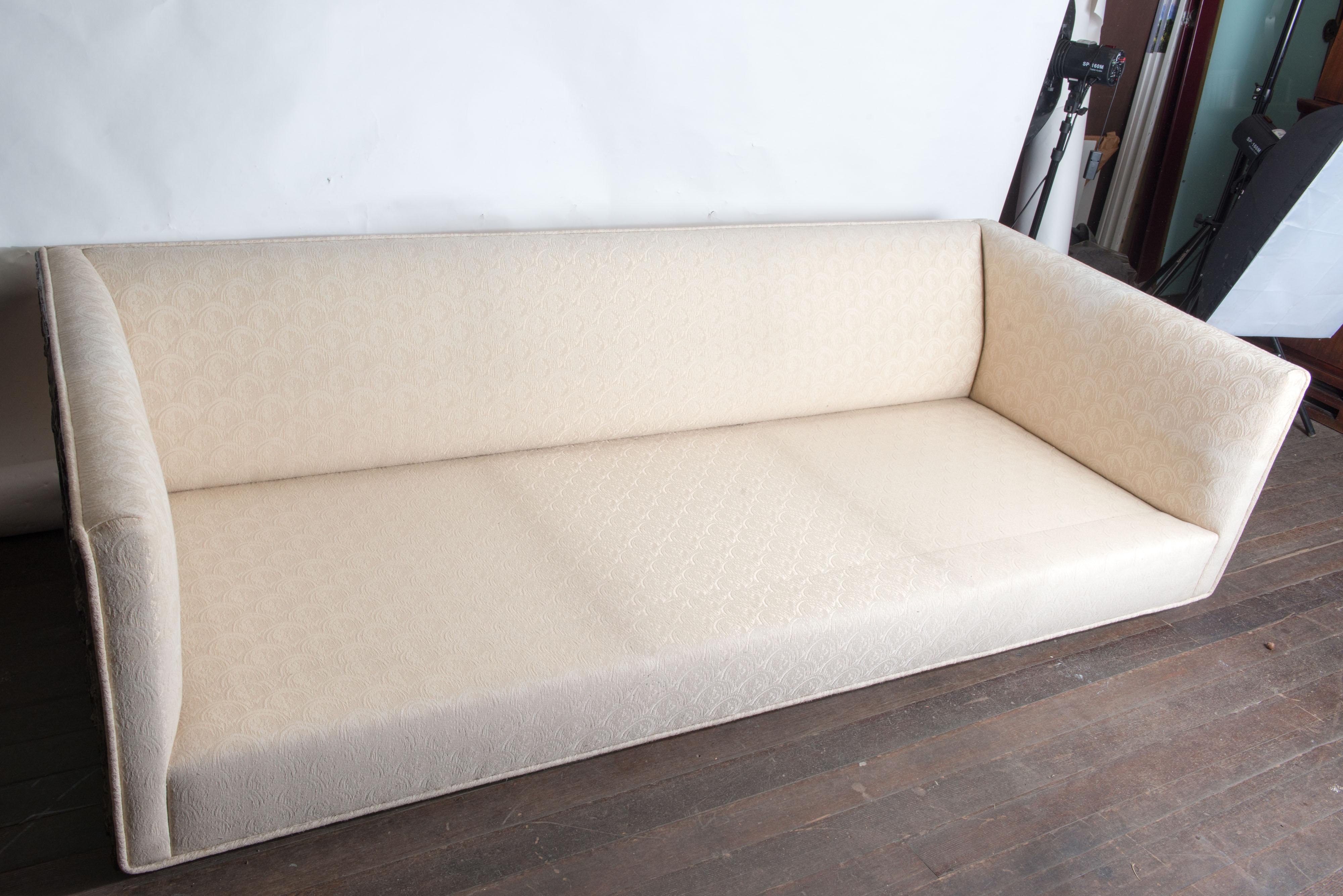 Fabric Adrian Pearsall Brutalist Style Sofa For Sale