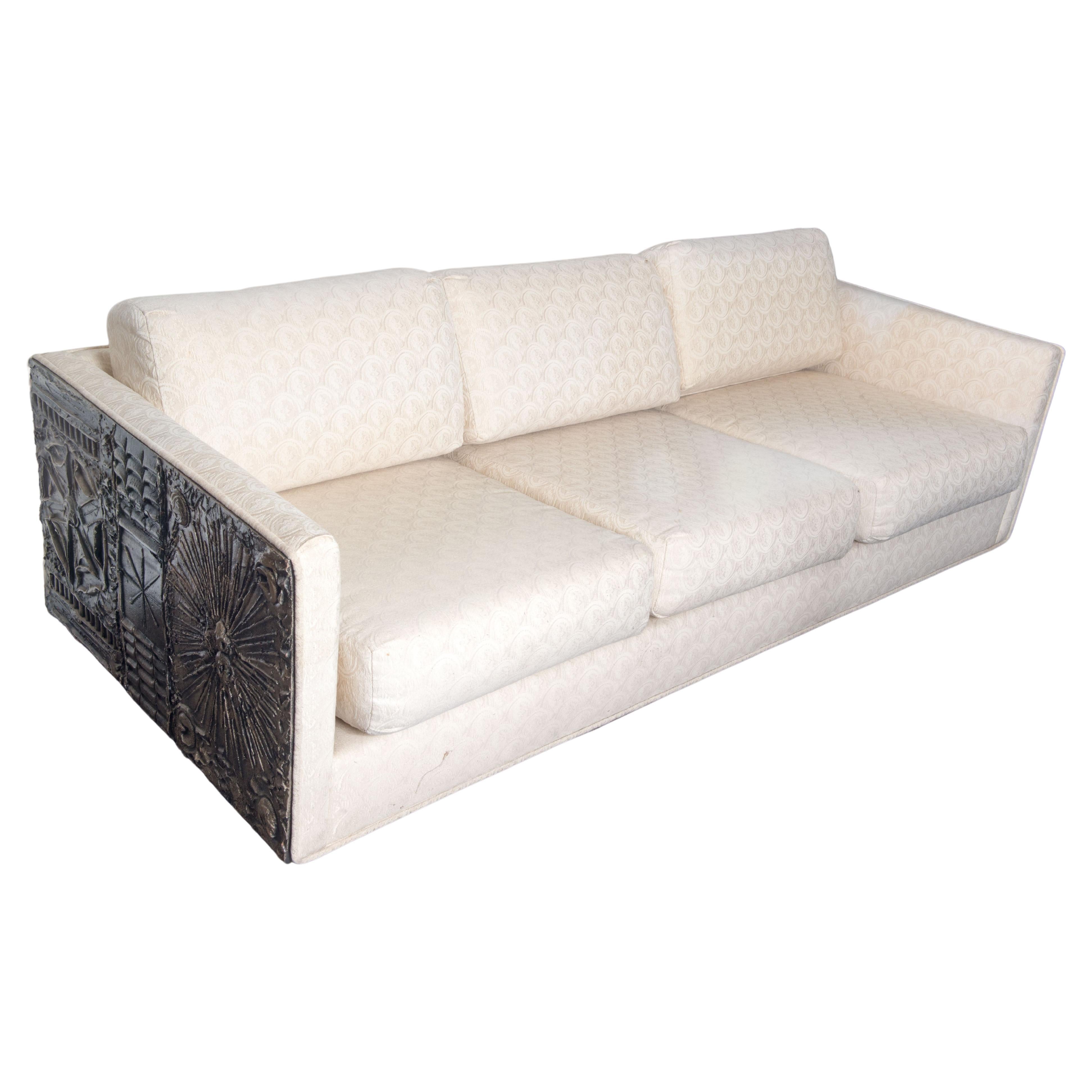 Adrian Pearsall Brutalist Style Sofa For Sale