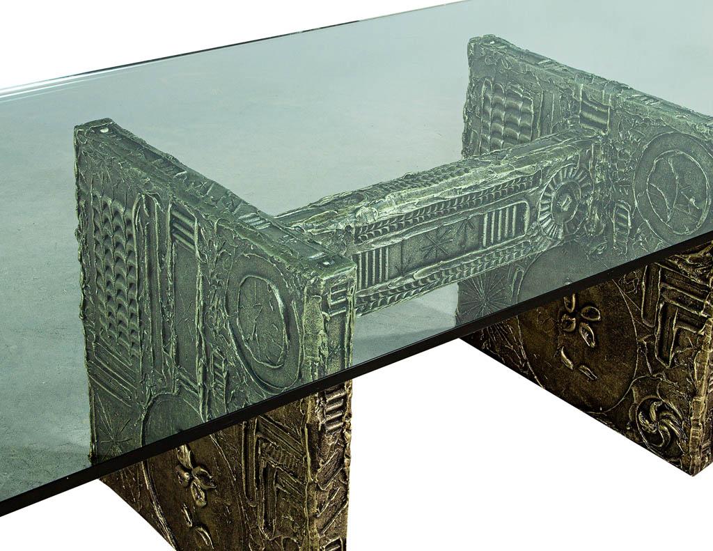 Glass Adrian Pearsall Brutalist Table