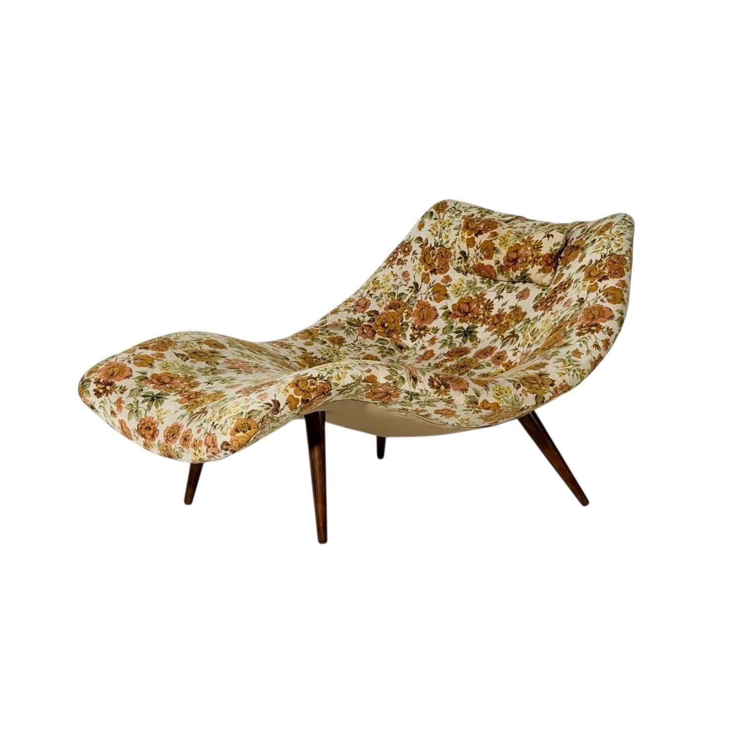 Mid-Century Modern Adrian Pearsall Chaise longue 1828-C, 1960 en vente