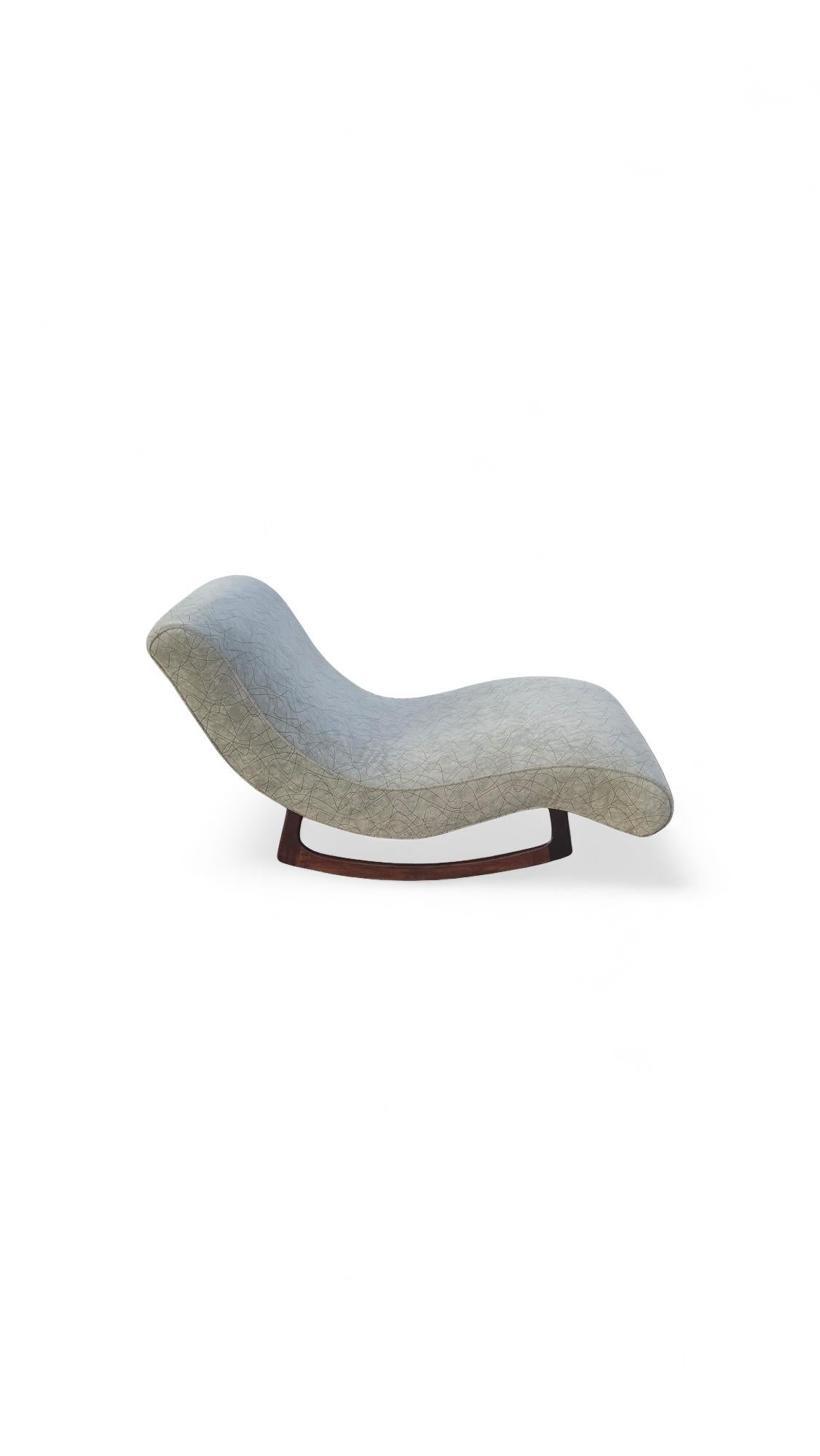 Adrian Pearsall Chaise Lounge Mecedora Tapicería en venta