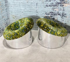 Adrian Pearsall Chrome Pod Chairs, 1960