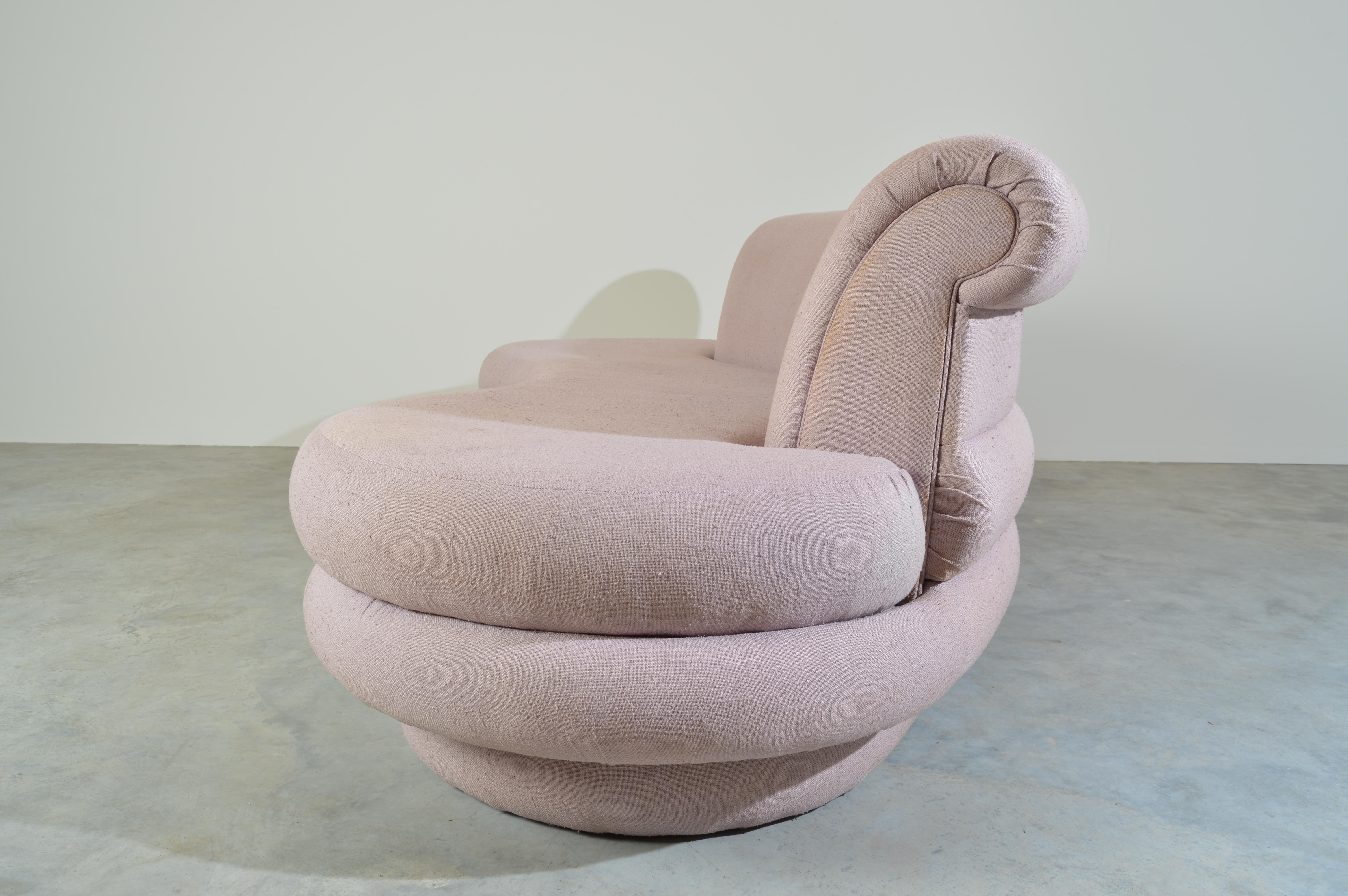 American Adrian Pearsall Cloud Sofa after Milo Baughman