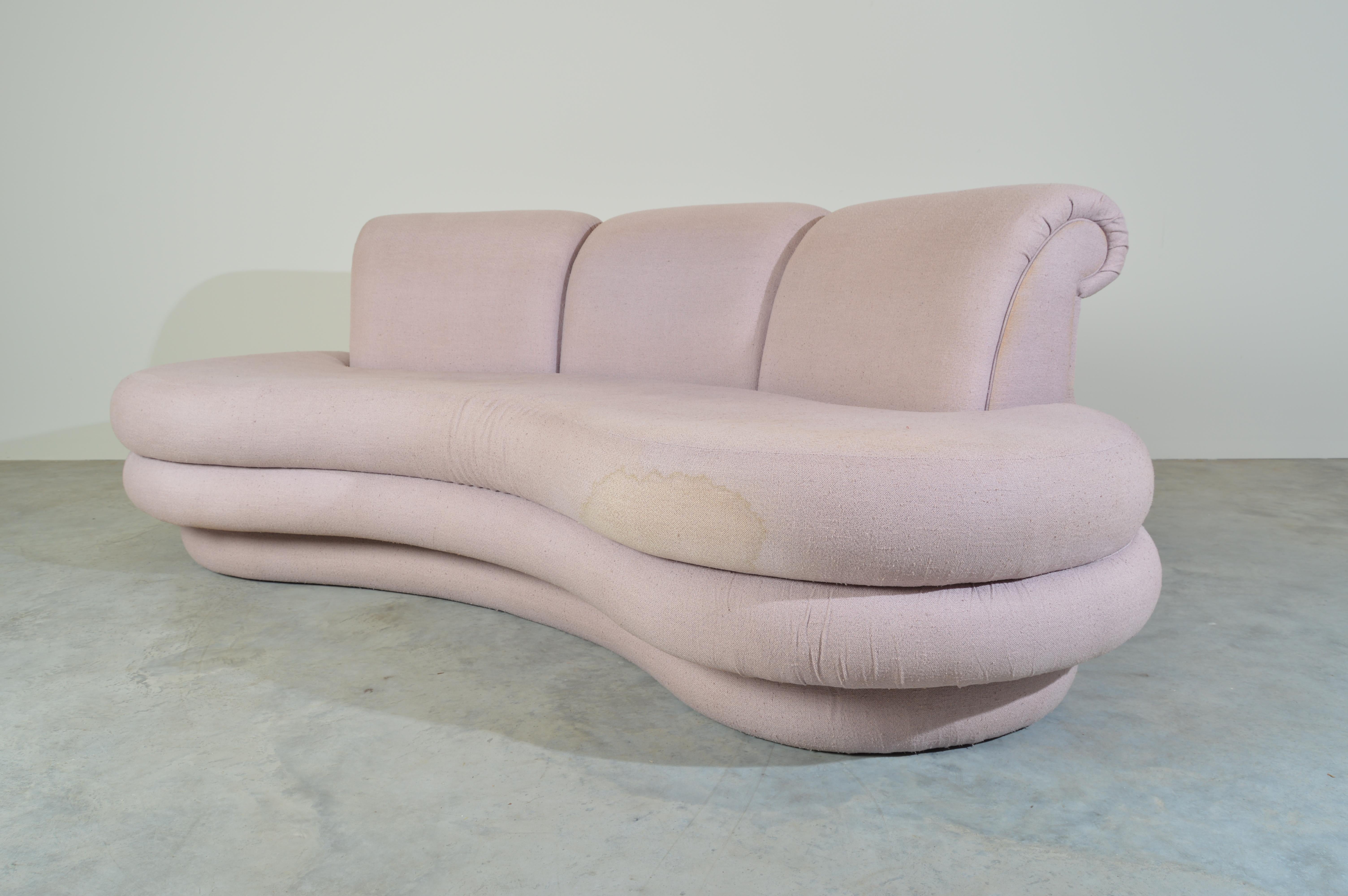 Adrian Pearsall Cloud Sofa after Milo Baughman In Good Condition In Southampton, NJ