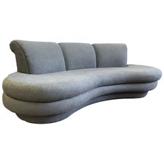 Adrian Pearsall Cloud Sofa for Comfort Designs Newly Upholstered in Slate Gray