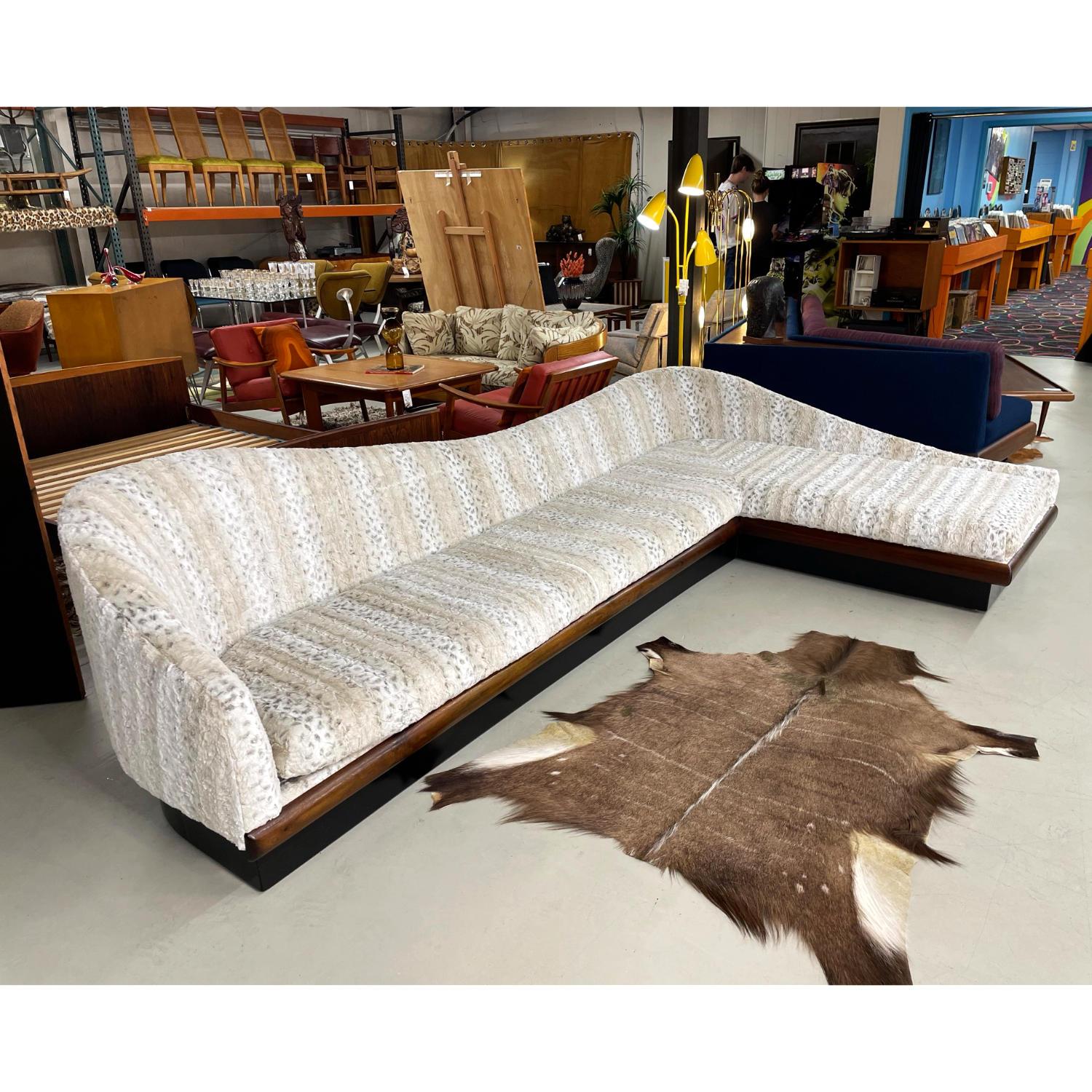 Adrian Pearsall Cloud-Sofa für Craft Associates, vollständig restauriert (Ende des 20. Jahrhunderts) im Angebot