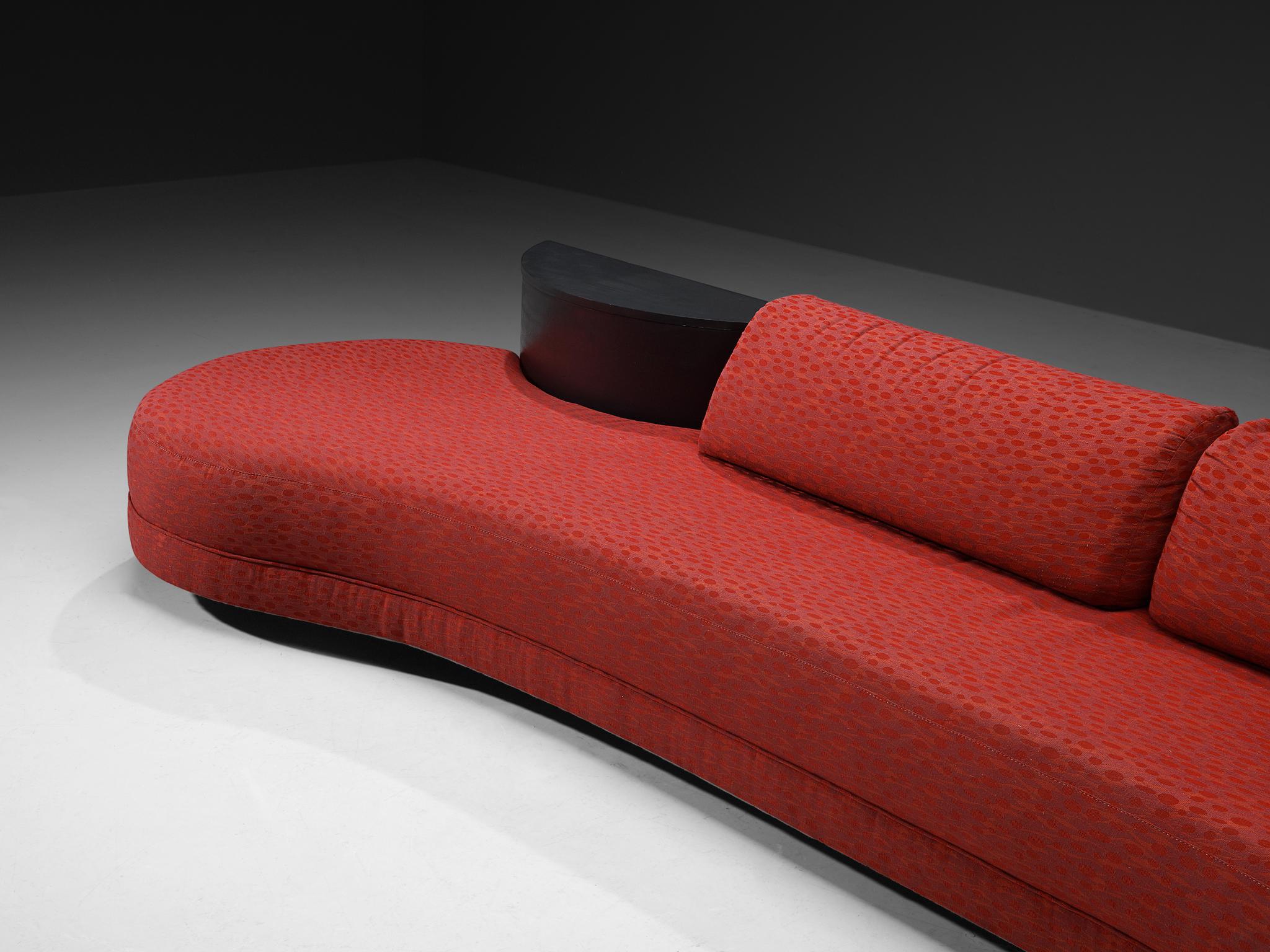 Adrian Pearsall 'Cloud' Sofa in illustrativem Stoff (Moderne der Mitte des Jahrhunderts) im Angebot