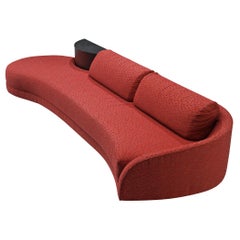Adrian Pearsall 'Cloud' Sofa in Illustrative Fabric